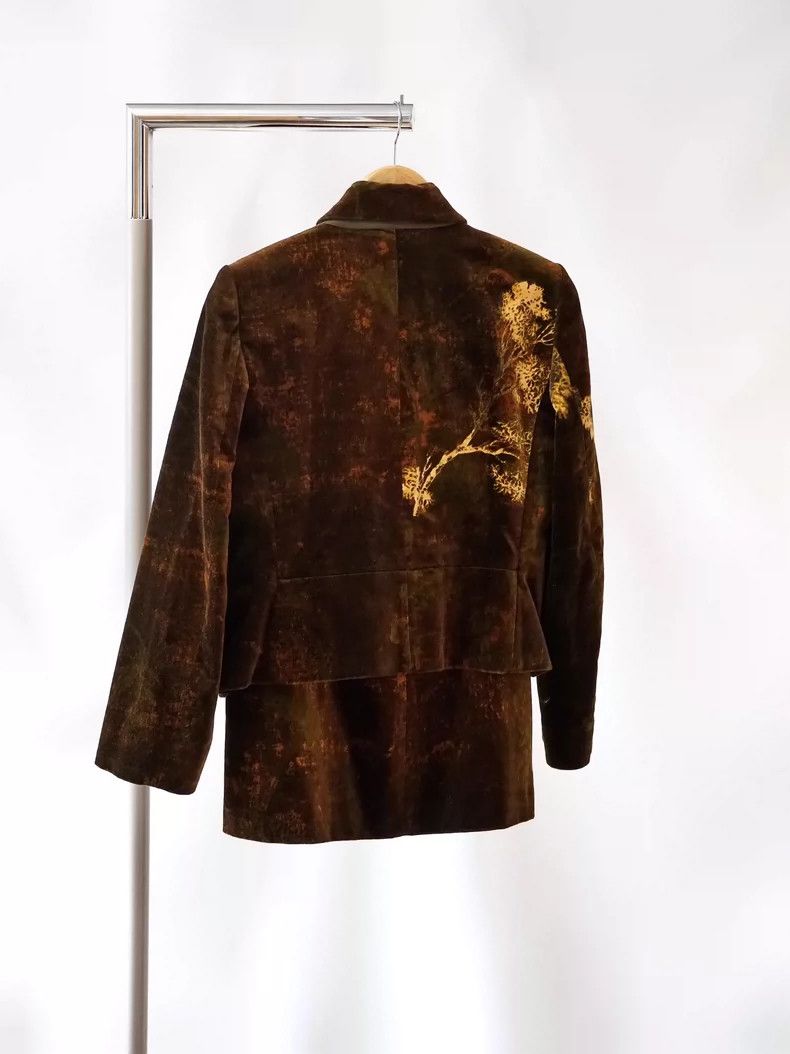 Kenzo KENZO Golden foil pine and cypress velvet set Size S / US 4 / IT 40 - 6 Thumbnail