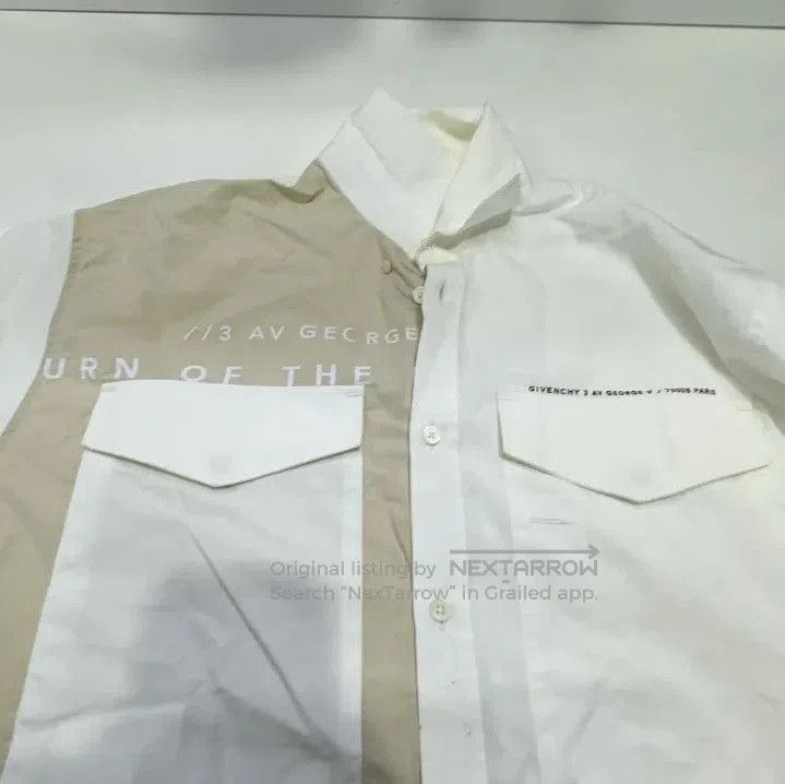 Givenchy Givenchy Colorblock Rear Logo Loose Long-Sleeve Shirt. Size US M / EU 48-50 / 2 - 6 Thumbnail