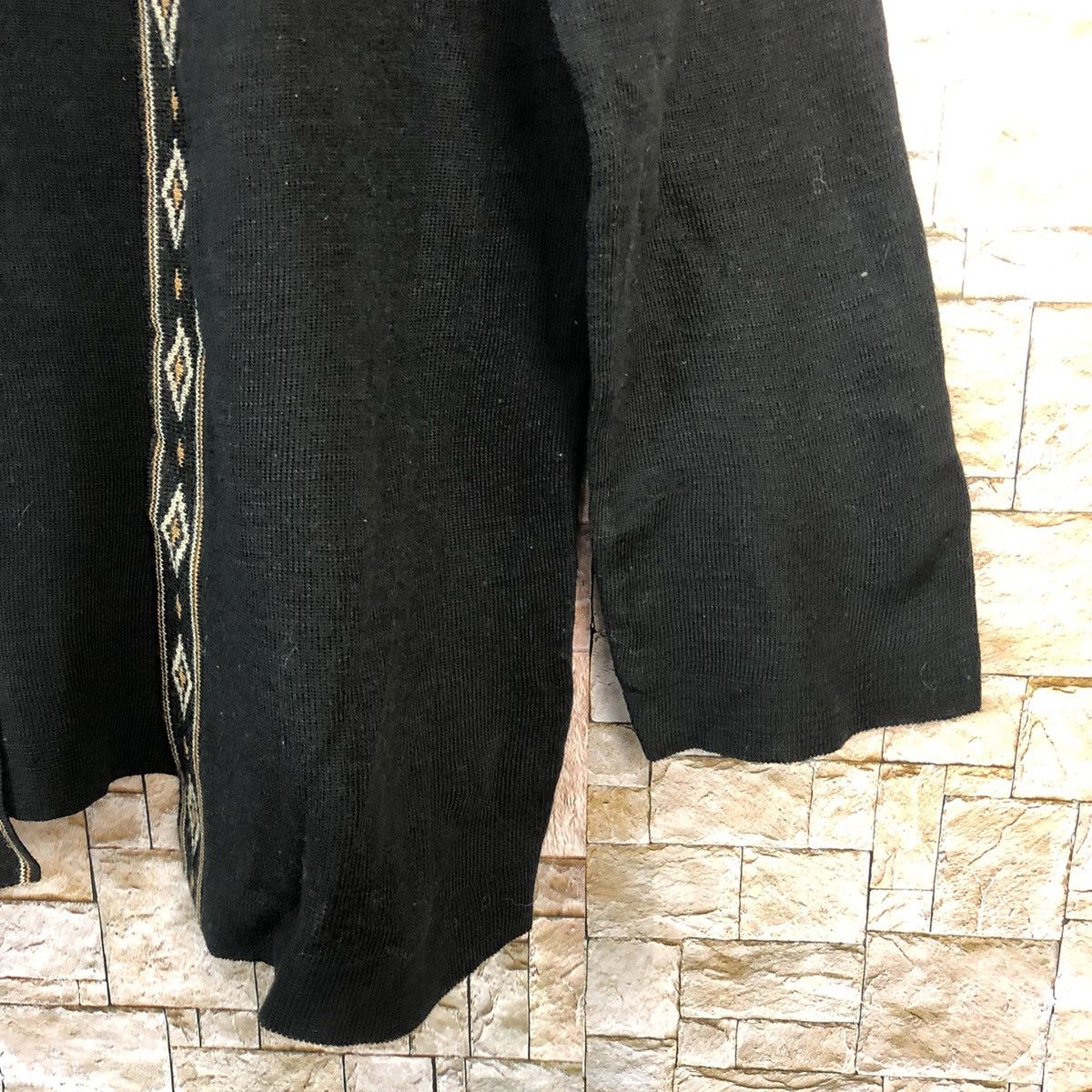 Homespun Knitwear × Japanese Brand Ladies Fashion vintage japan Black Cardigan Knitwear #A862 Size M / US 6-8 / IT 42-44 - 8 Thumbnail