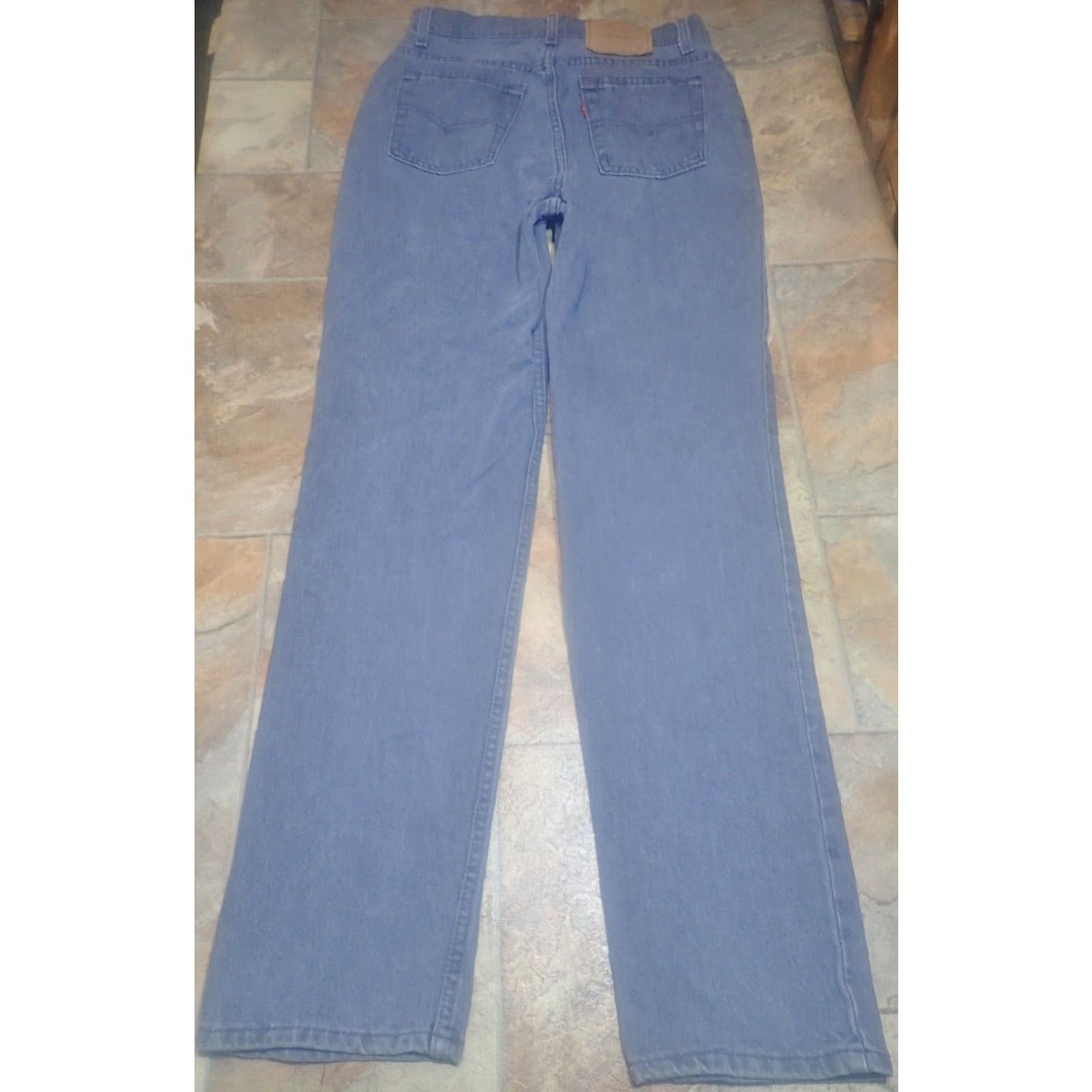 Levi's VINTAGE Levi's Jeans 90s Gray High Rise Jeans 29" Waist 30" Inseam 11M 1993 USA Made Levi's 500 Series Mom Style Womens Jeans Size 32" / US 10 / IT 46 - 3 Thumbnail
