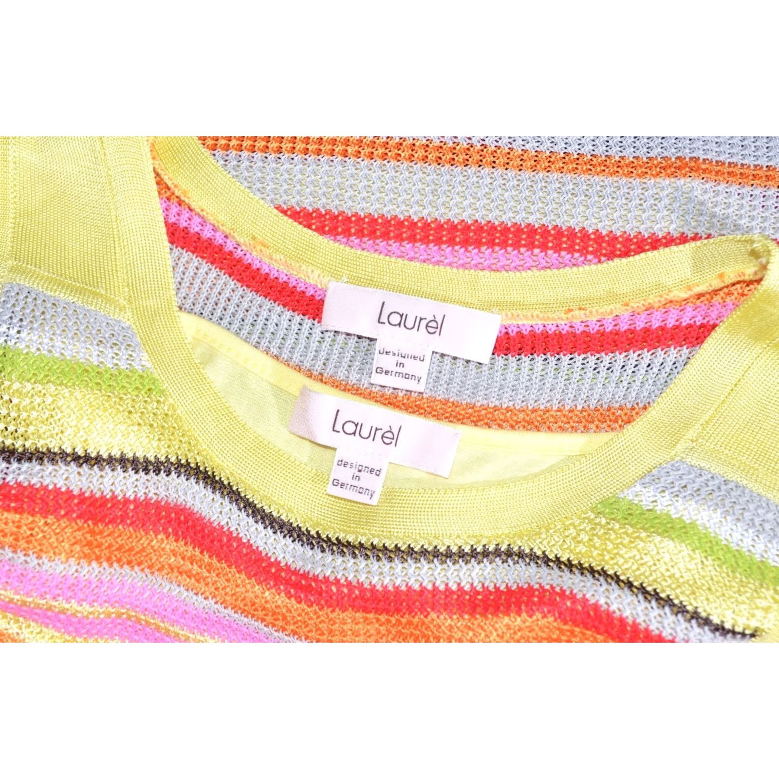 Escada Laurel By Escada Women's Sleeveless Knitted Lined Dress Striped IT38 UK6 Size M / US 6-8 / IT 42-44 - 5 Thumbnail