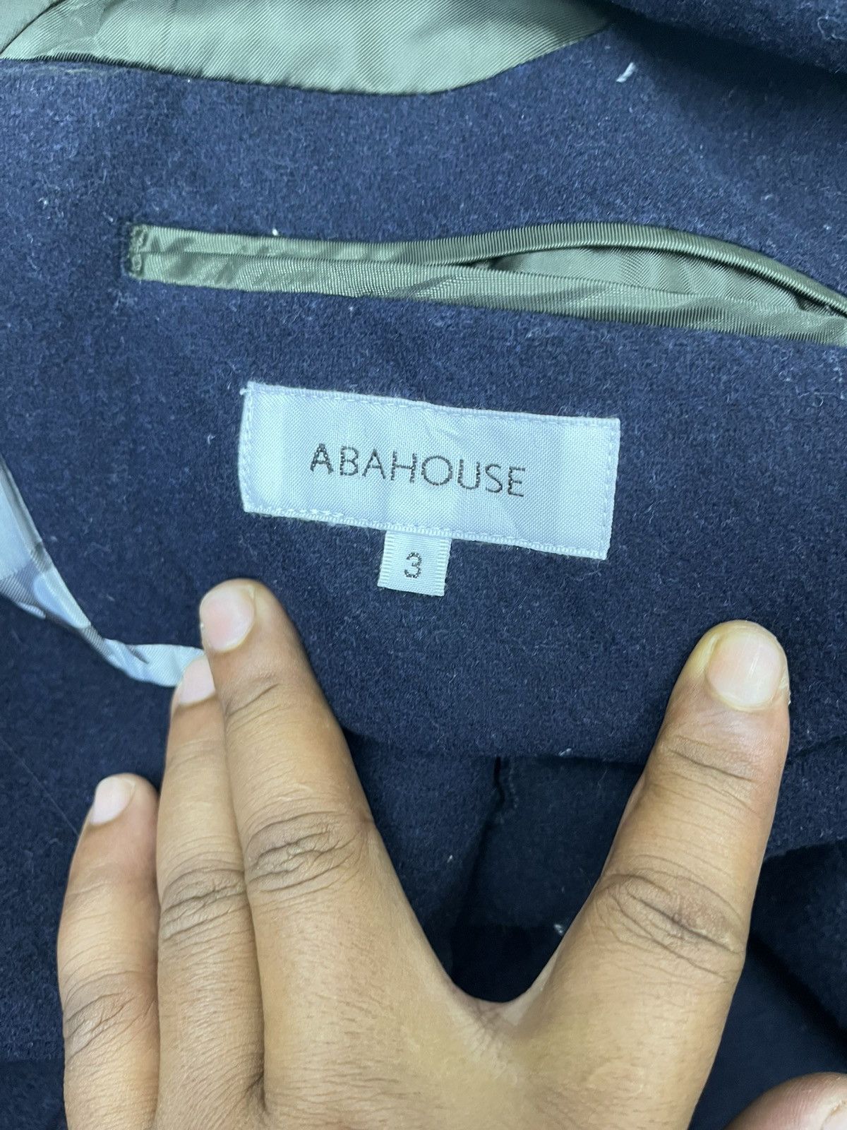 ABAHOUSE × Designer × Japanese Brand STEALS🔥ABAHOUSE WOOL LONG JACKET Size US S / EU 44-46 / 1 - 8 Thumbnail