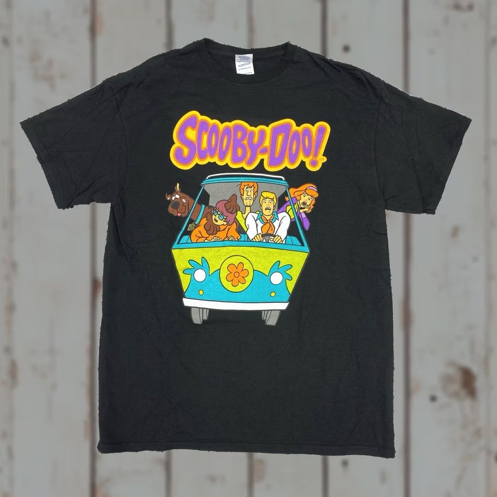Vintage VINTAGE Hanna-Barbera SCOOBY-DOO T-Shirt Mens Large Gray 50/50 Cotton-Poly 80s Graphic Tee ClearPrints? Size US L / EU 52-54 / 3 - 1 Thumbnail