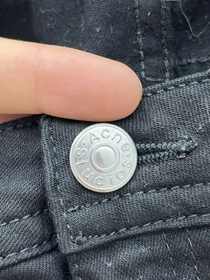 Acne Studios Acne Studios Bla Konst Climb Stay Black Denim Jeans Size 28" / US 6 / IT 42 - 4 Thumbnail