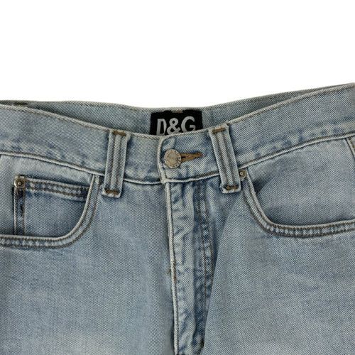 Vintage Dolce & Gabbana Women’s Straight Leg Jeans Light Was