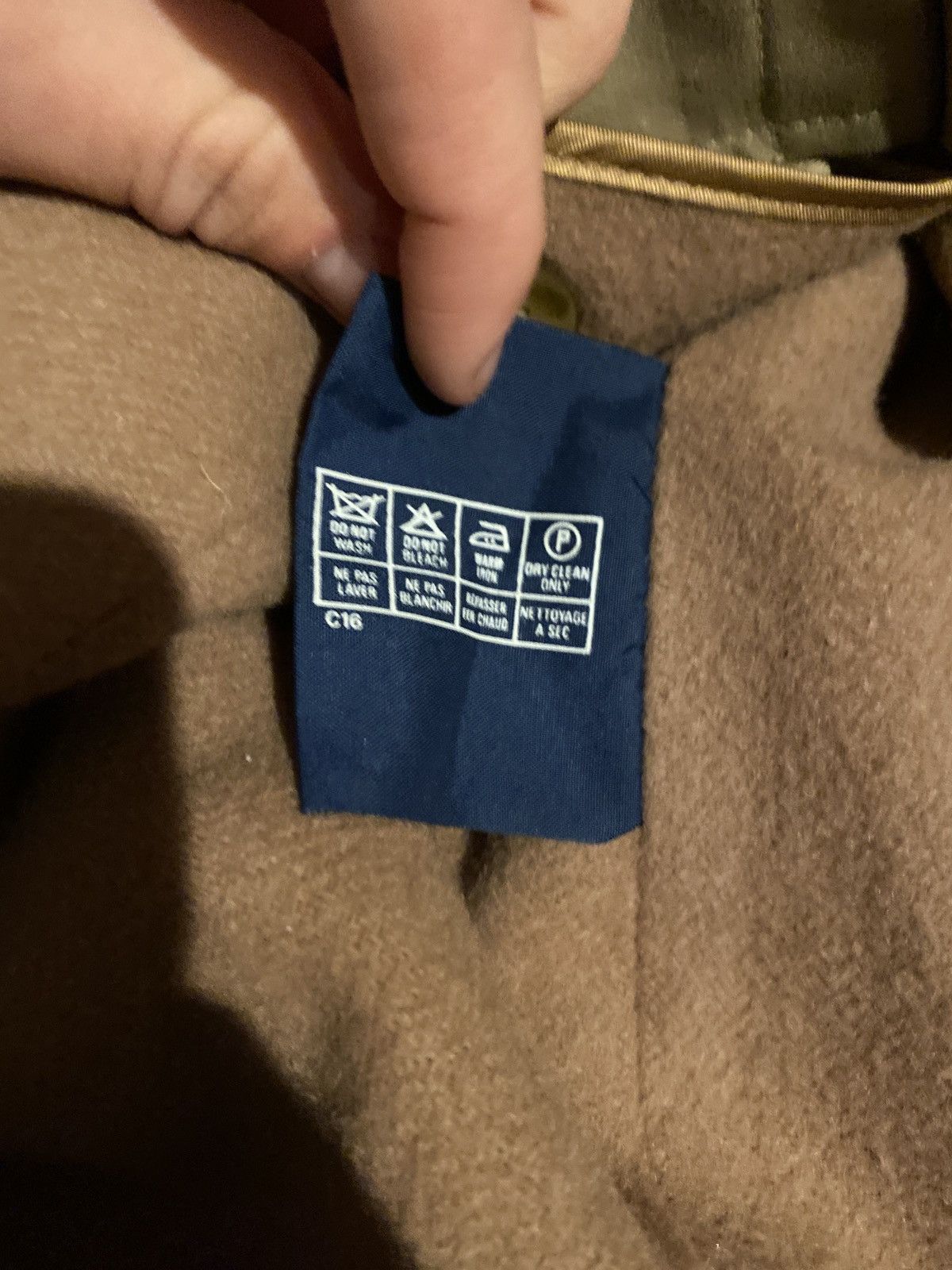 Burberry Vintage 90s Burberry Camel Wool Lined Kensington Chelsea Co Size M / US 6-8 / IT 42-44 - 11 Thumbnail