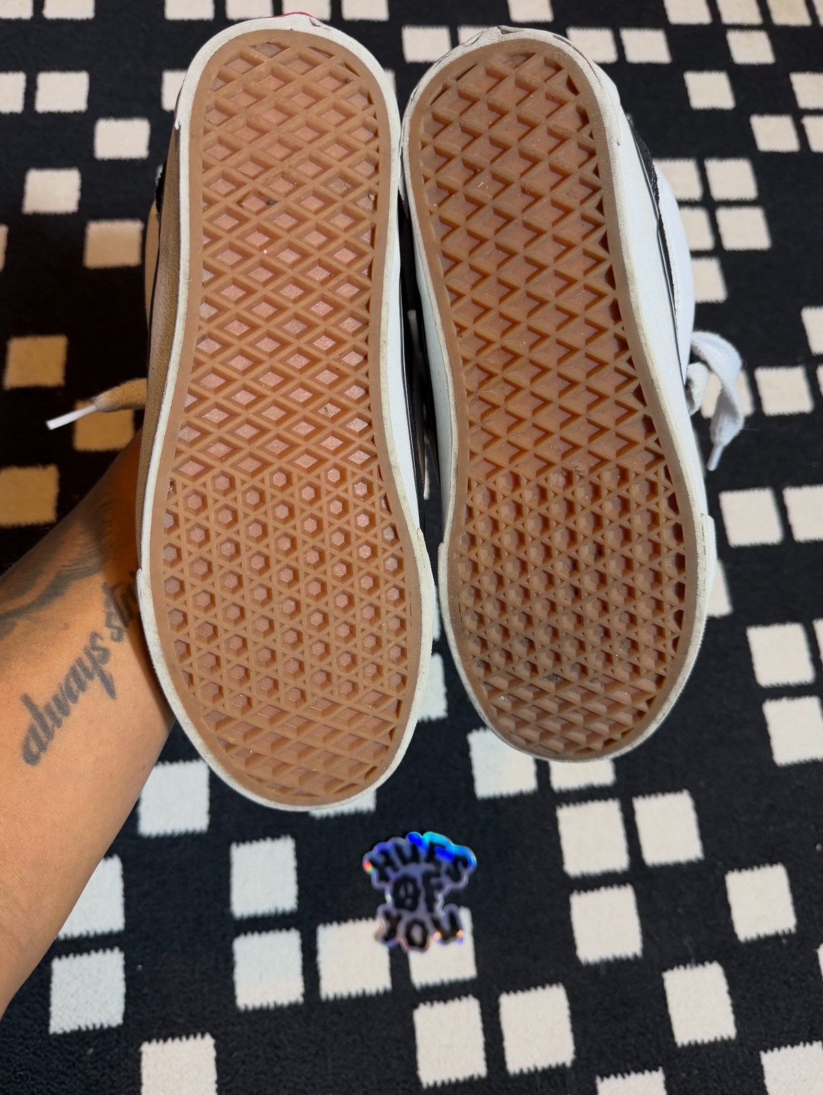 Vans Old school black and white chunky vans Size US 7.5 / EU 40-41 - 4 Thumbnail