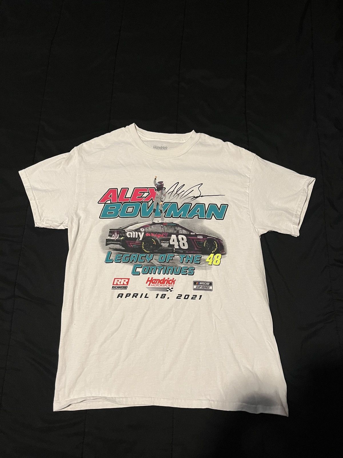 NASCAR Alex Bowman NASCAR Tee Sz M Size US M / EU 48-50 / 2 - 1 Thumbnail