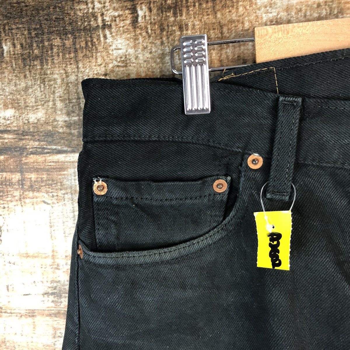Levi's Levis Black vintage jeans Denim Pants #A2602 Size US 34 / EU 50 - 7 Thumbnail
