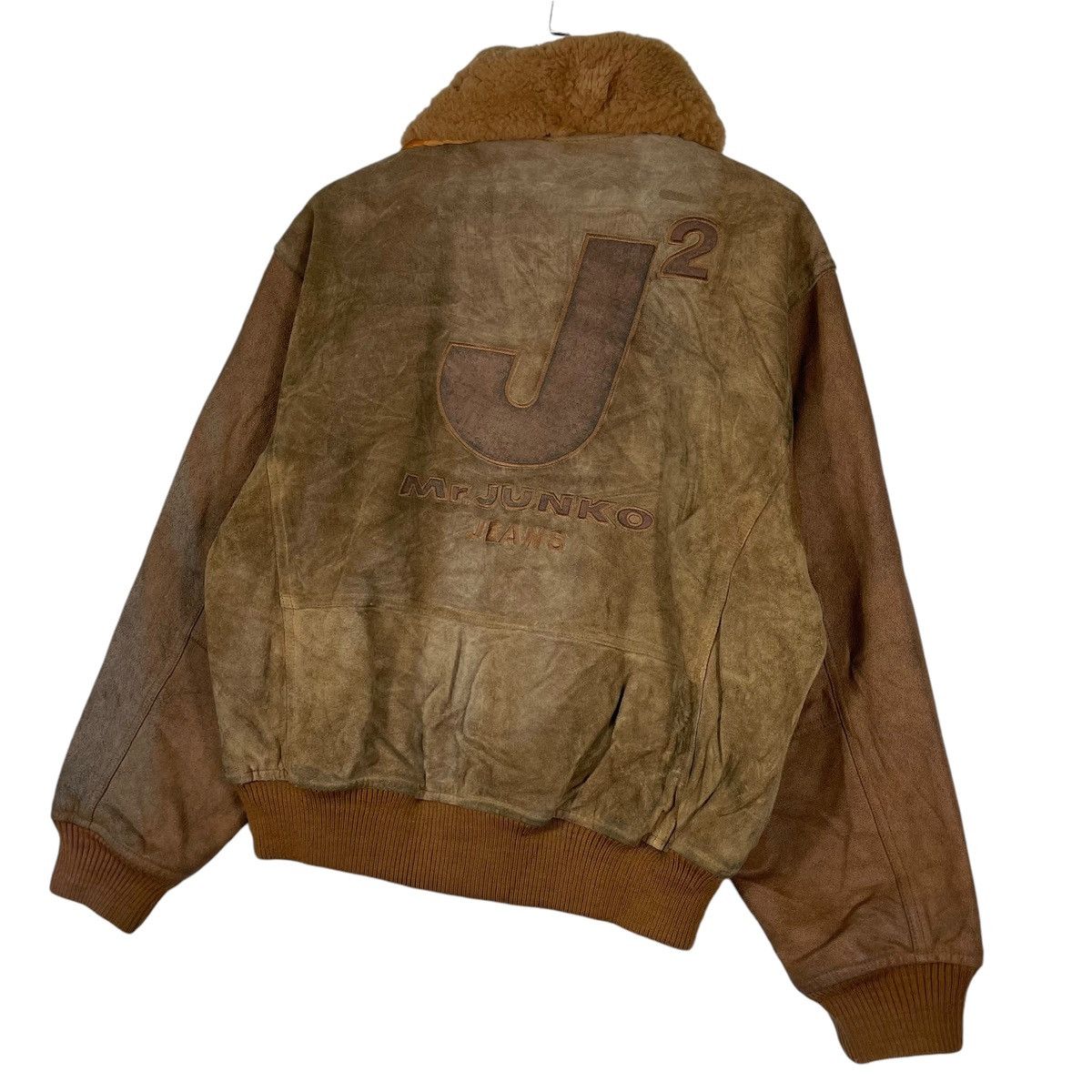 Mr. Junko Vintage Mr Junko Jeans Leather Varsity Jacket Size US M / EU 48-50 / 2 - 7 Thumbnail