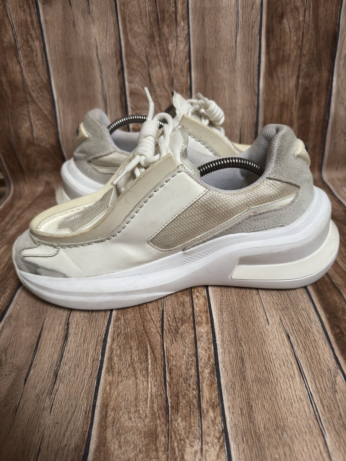 Prada panelled chunky suede sneaker Size US 7.5 / EU 40-41 - 11 Thumbnail