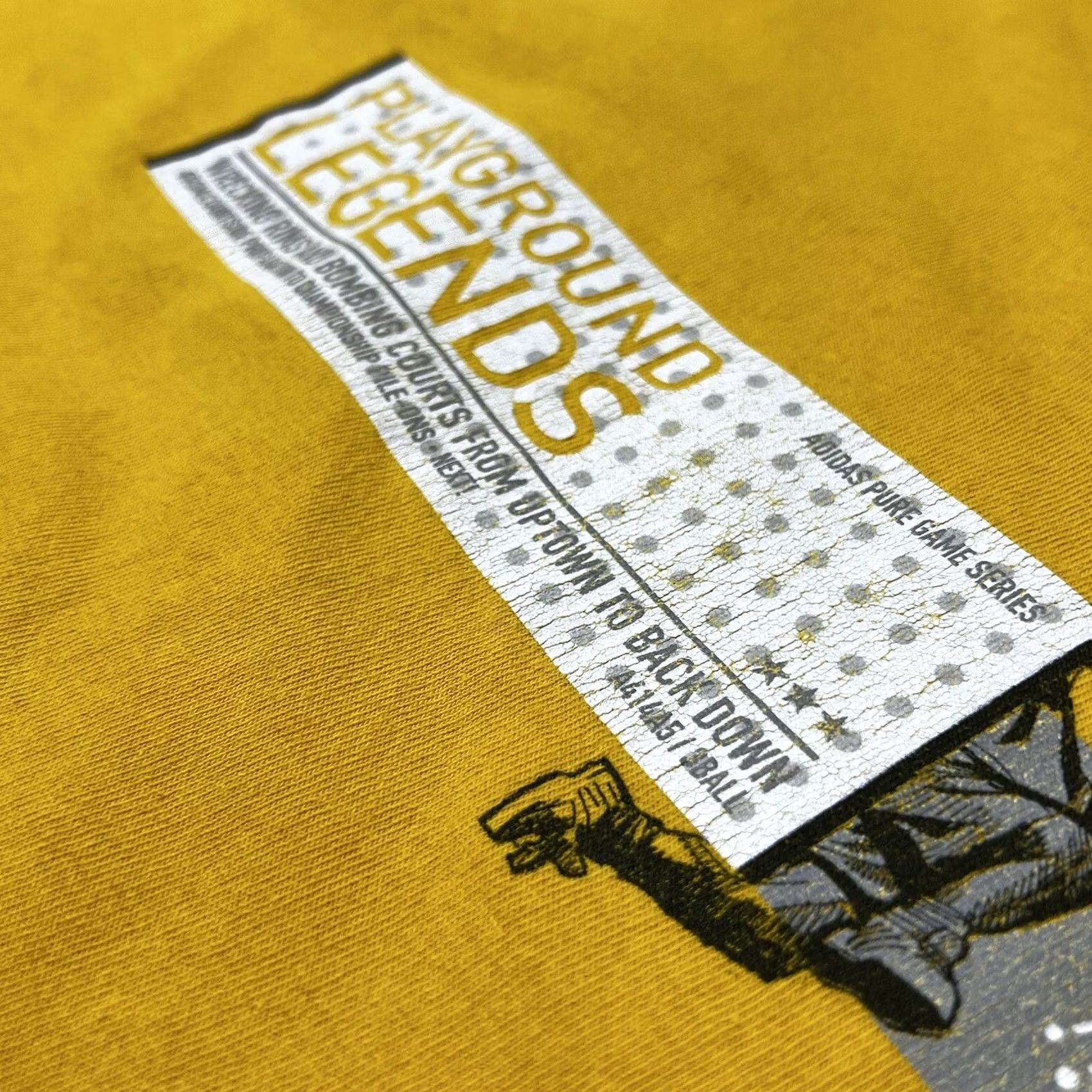 Adidas Adidas PUREGAME Series T-shirt Men XL Yellow Regular Fit Logo Short Sleeve Crew Neck Size US XL / EU 56 / 4 - 5 Thumbnail