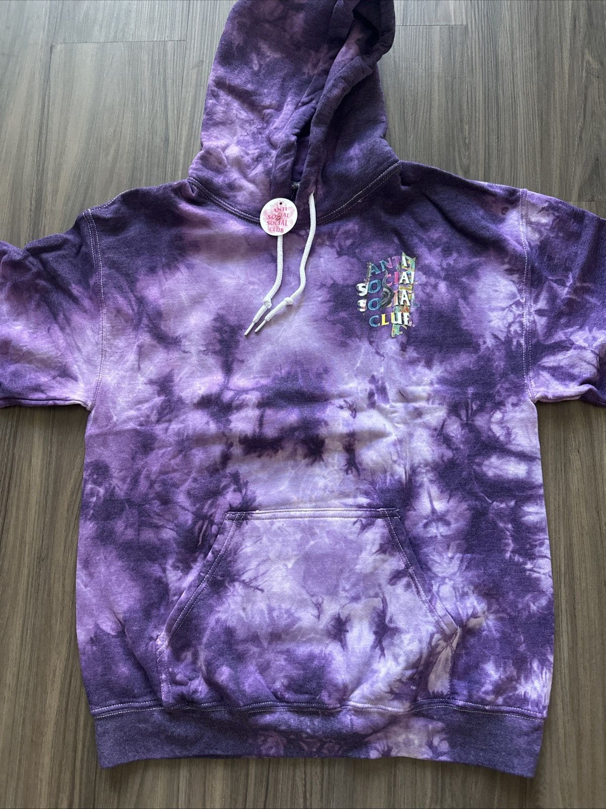Anti Social Social Club Anti Social Social Club Dissociative Hoodie Purple Tie-Dye-M Size US M / EU 48-50 / 2 - 2 Thumbnail