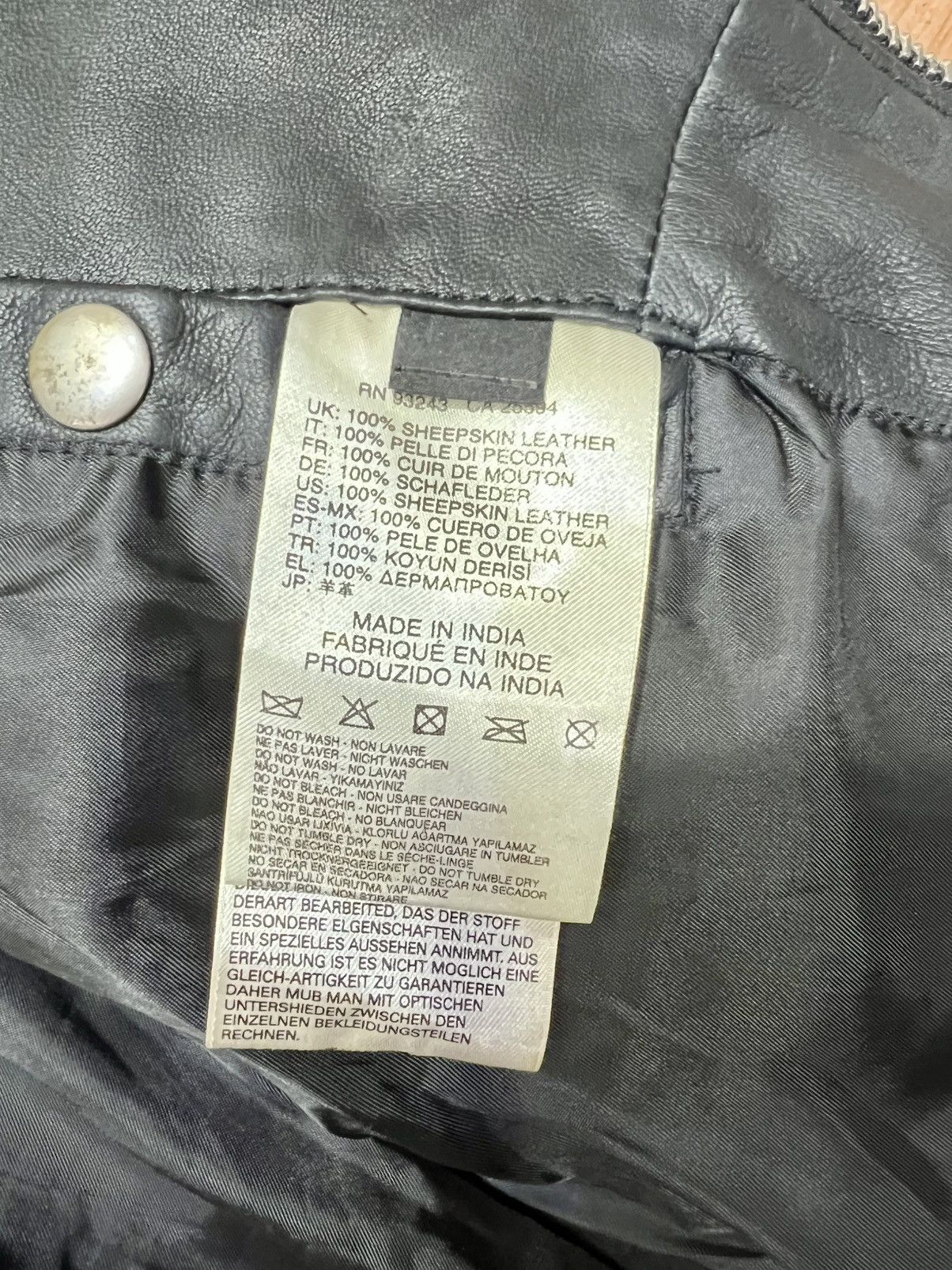 Diesel Diesel leather jacket size L Size US L / EU 52-54 / 3 - 13 Thumbnail
