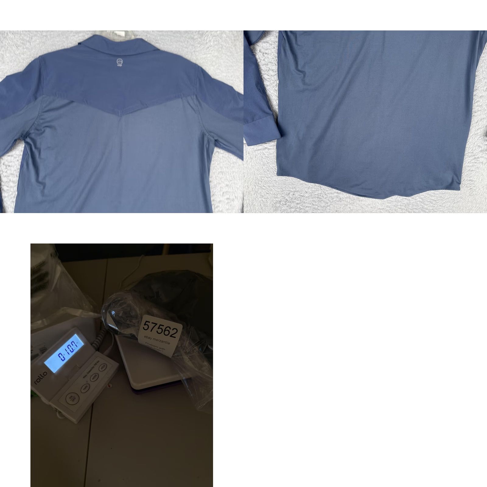 Wrangler Wrangler Shirt Womens Large Blue Long Sleeve Button Hiking AllTerrainGear Size L / US 10 / IT 46 - 9 Thumbnail