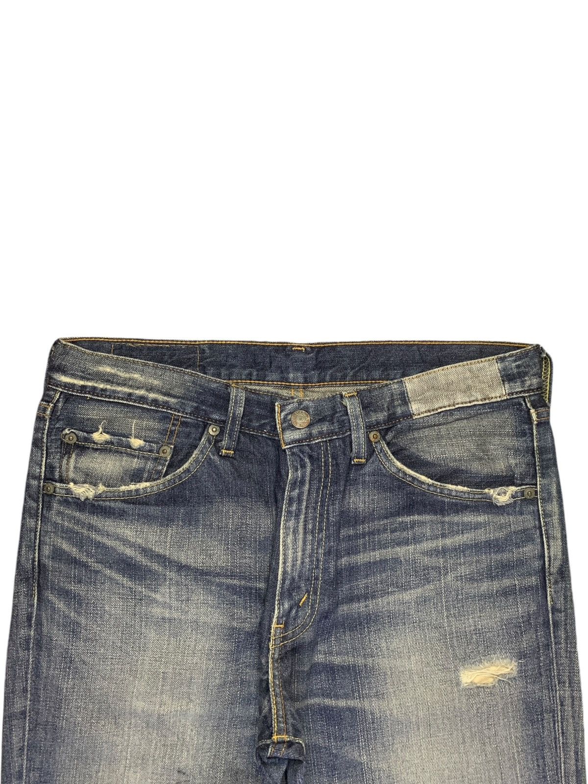 Levi's Vintage 90s Levis 517 Faded Wash Distressed Flare Jeans Size US 33 - 4 Thumbnail