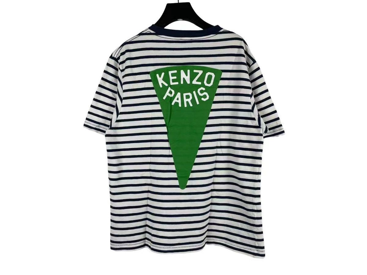 Kenzo Kenzo SS23 Striped Small Logo Short-Sleeves Tee Size US S / EU 44-46 / 1 - 2 Thumbnail