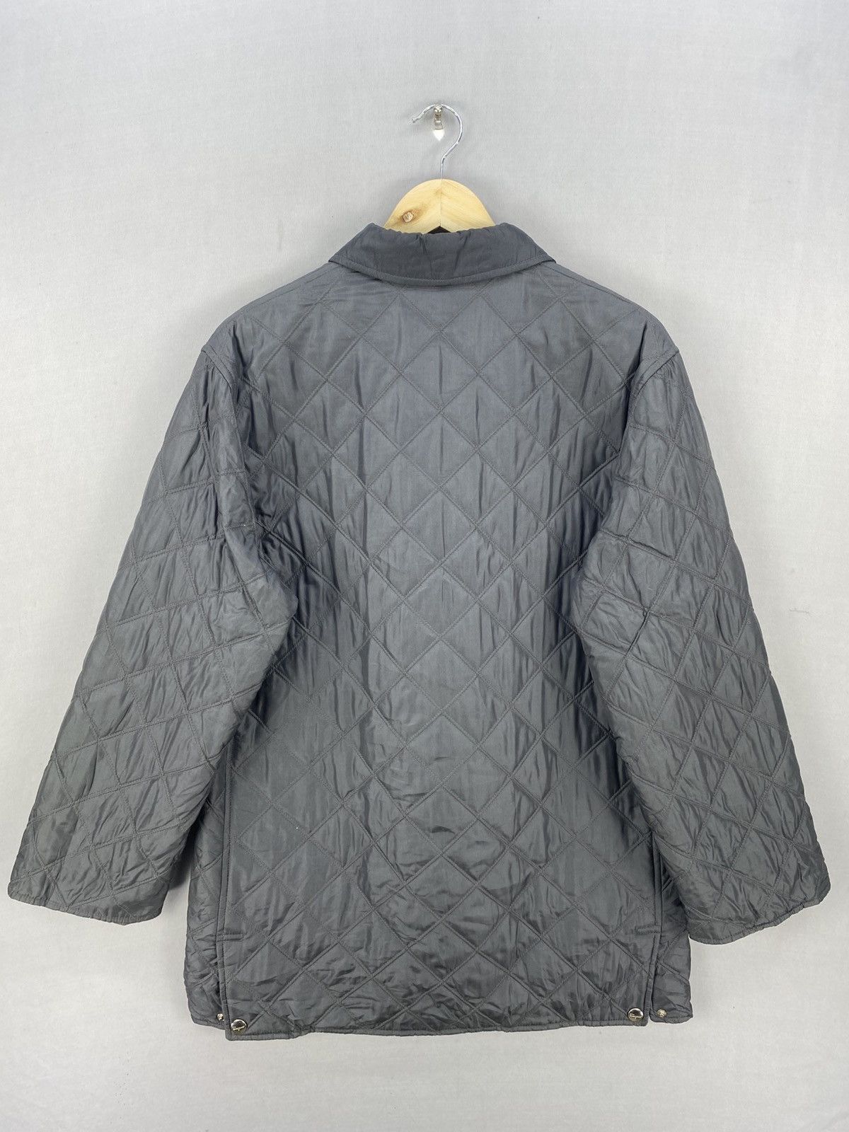 Salvatore Ferragamo Salvatore Ferragamo Quilted Nylon Snap Button Jacket Size US S / EU 44-46 / 1 - 4 Thumbnail