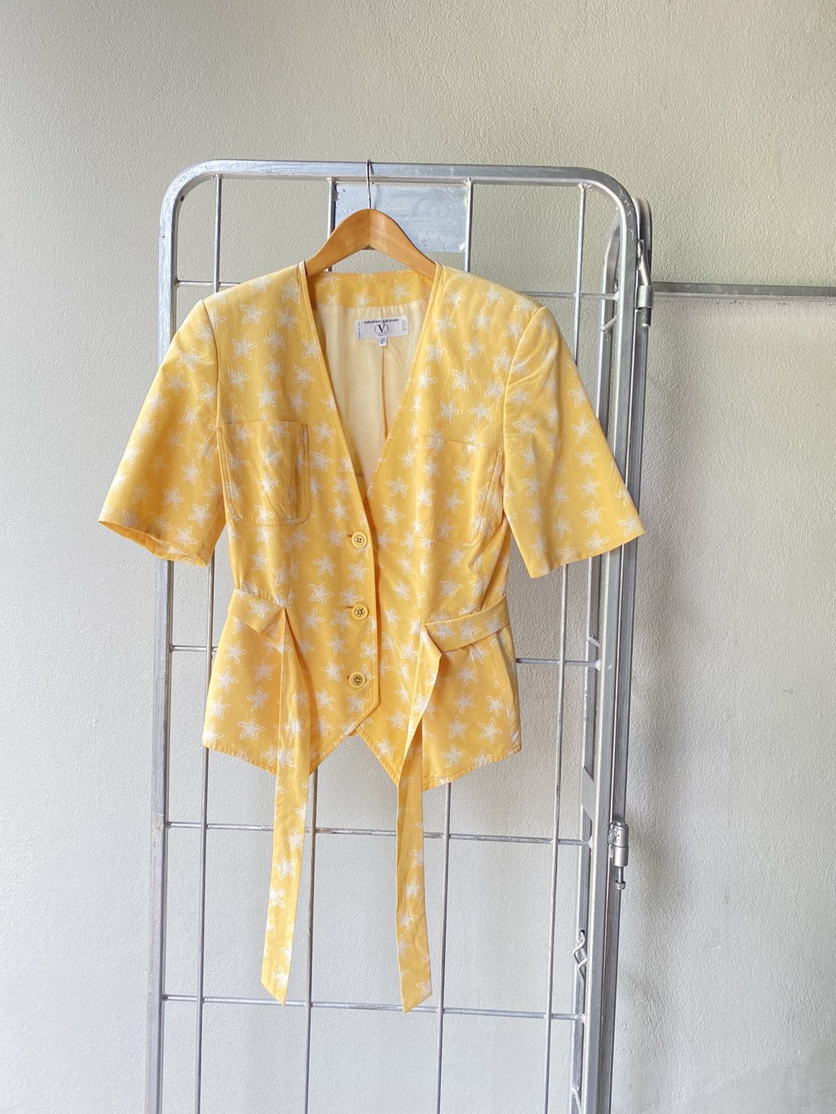 Valentino Valentino vintage yellow stars jacket Size ONE SIZE - 9 Thumbnail