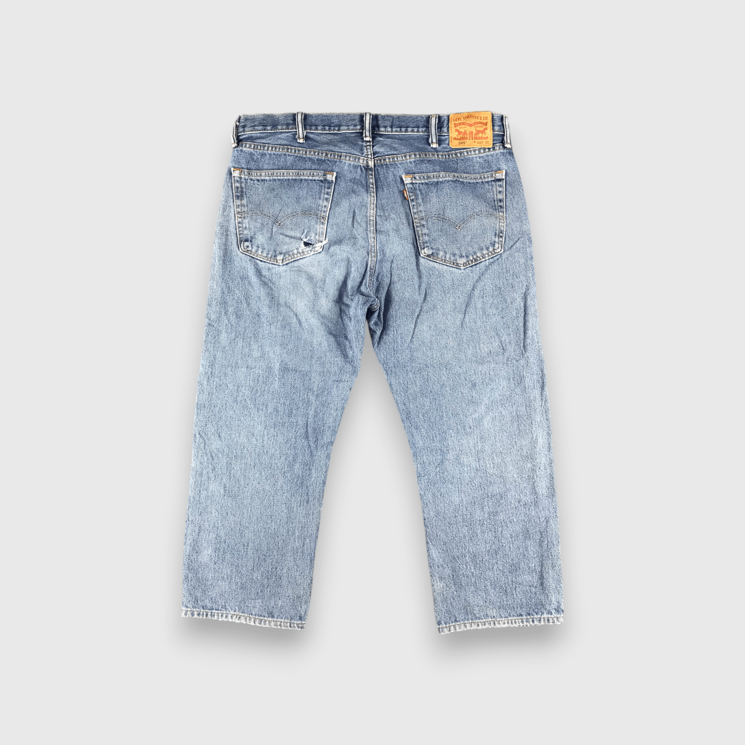 Levi's Vintage Blue Wash Levis 505 Jeans-J2492 Size US 40 / EU 56 - 2 Thumbnail