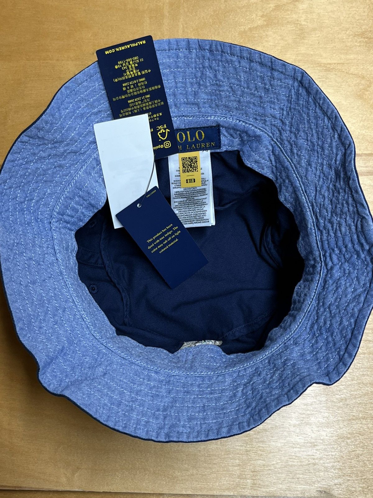 Polo Ralph Lauren Polo Bear Twill Bucket Hat L-XL Size ONE SIZE - 4 Thumbnail