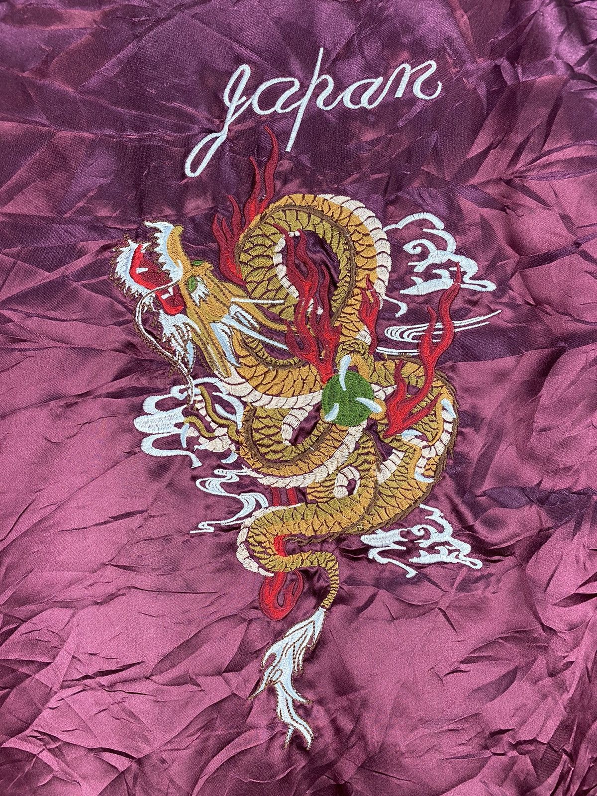 Japanese Brand Vintage Sukajan Souvenir Dragon Embroidery Jacket Size US L / EU 52-54 / 3 - 6 Thumbnail