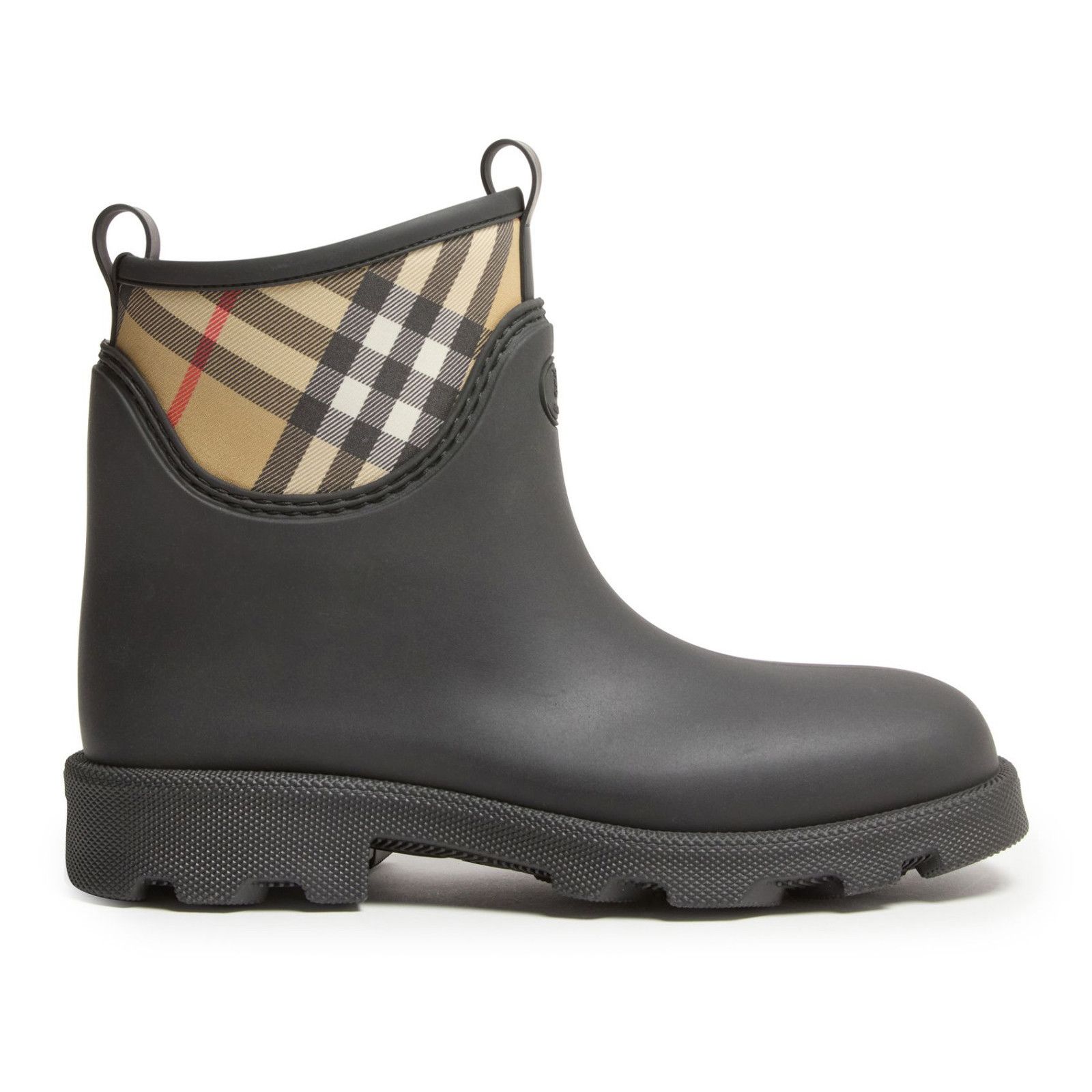 Burberry BURBERRY Marsh Black Rubber Ankle Boots New & Authentic (Men Size US 8 / EU 41 - 1 Thumbnail