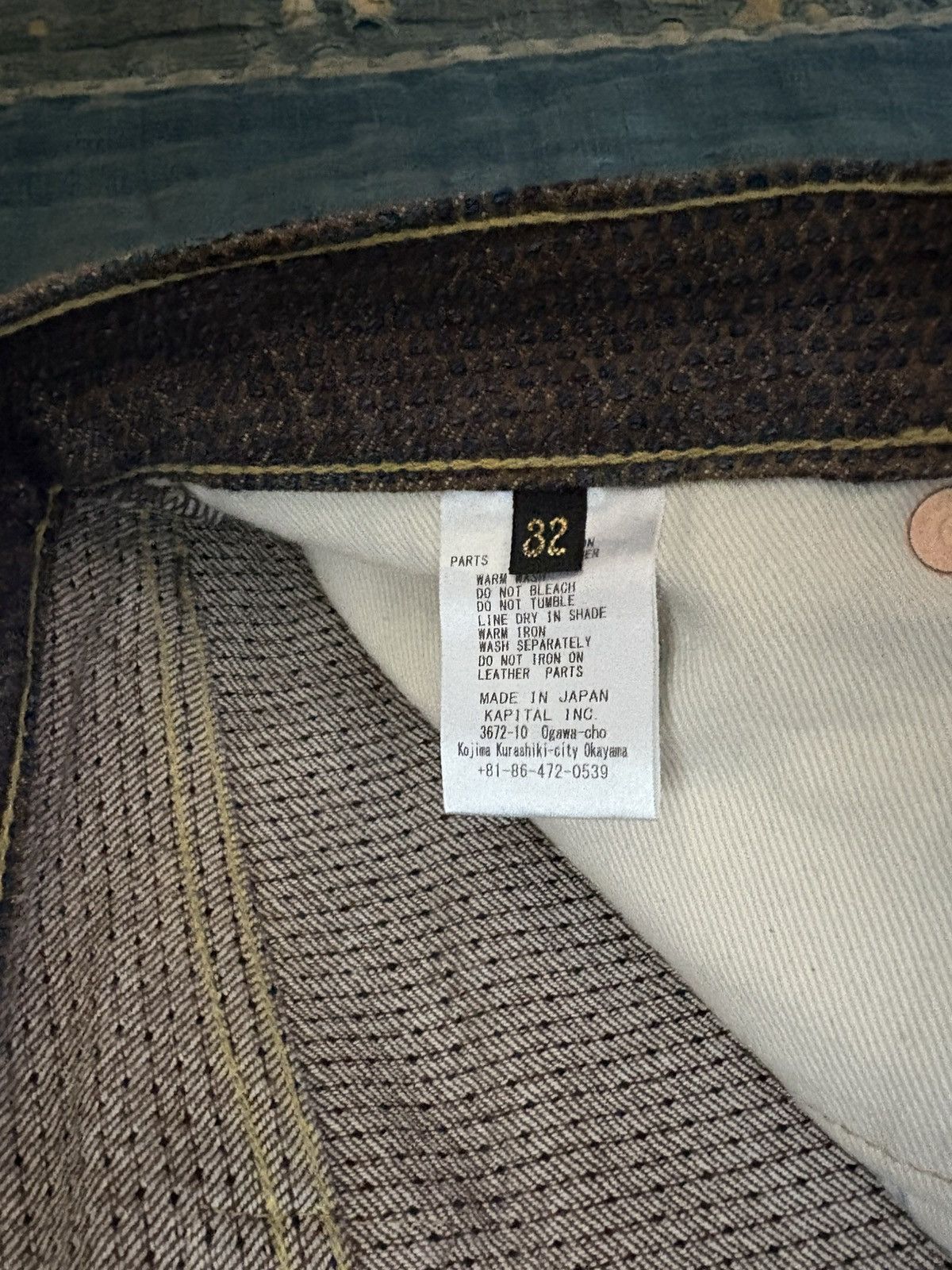 Kapital Kountry Kapital Century Denim no. 5 monkey Cisco Size US 32 / EU 48 - 9 Thumbnail