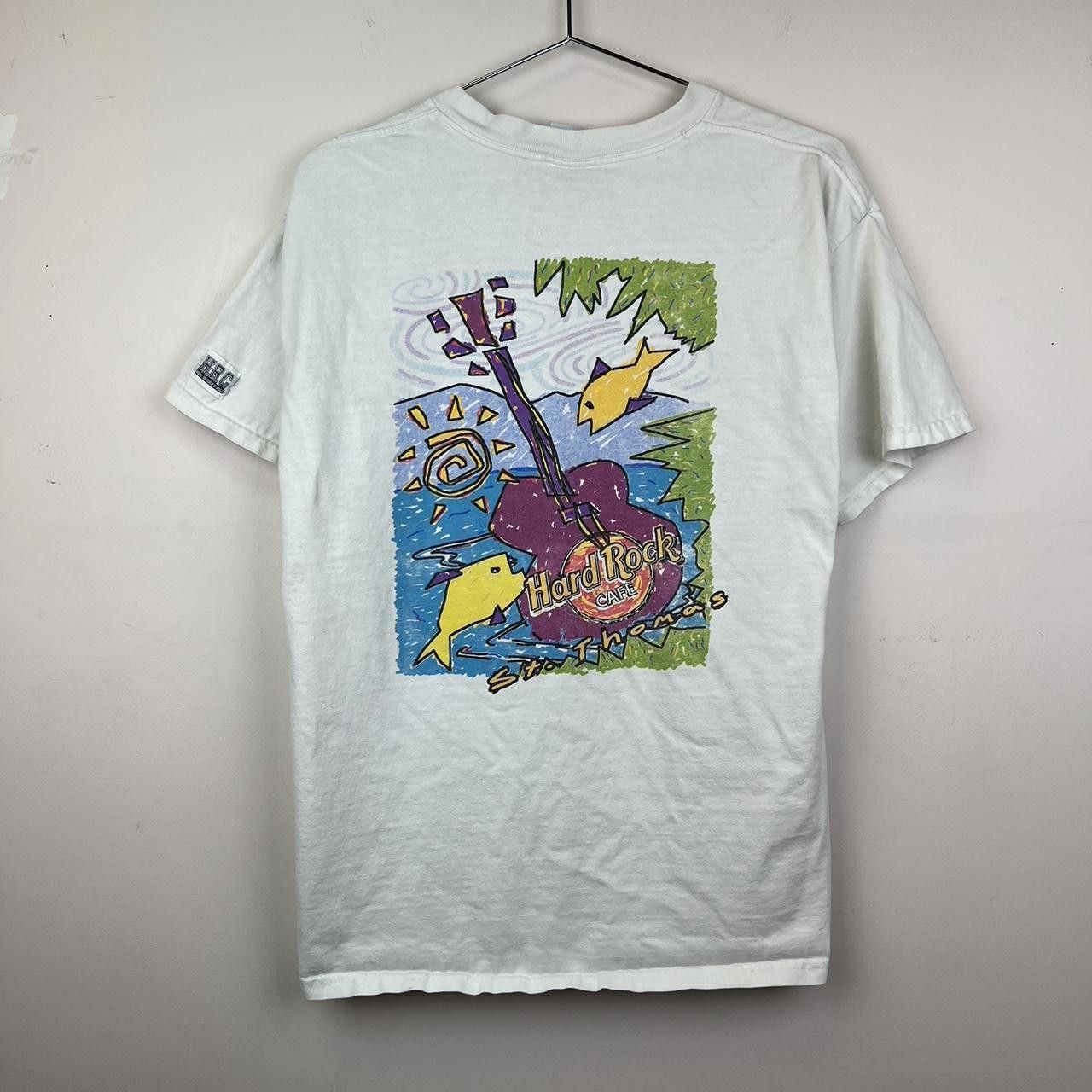 Hard Rock Cafe Vintage Hard Rock Cafe Graphic T-Shirt - Fun Summer Design Size US XL / EU 56 / 4 - 1 Thumbnail