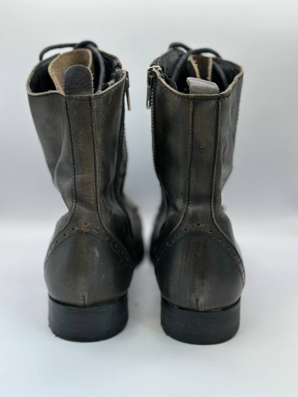 Allsaints AllSaints Leather Military Brogue Boots Lampo Combat Size US 7.5 / IT 37.5 - 6 Thumbnail