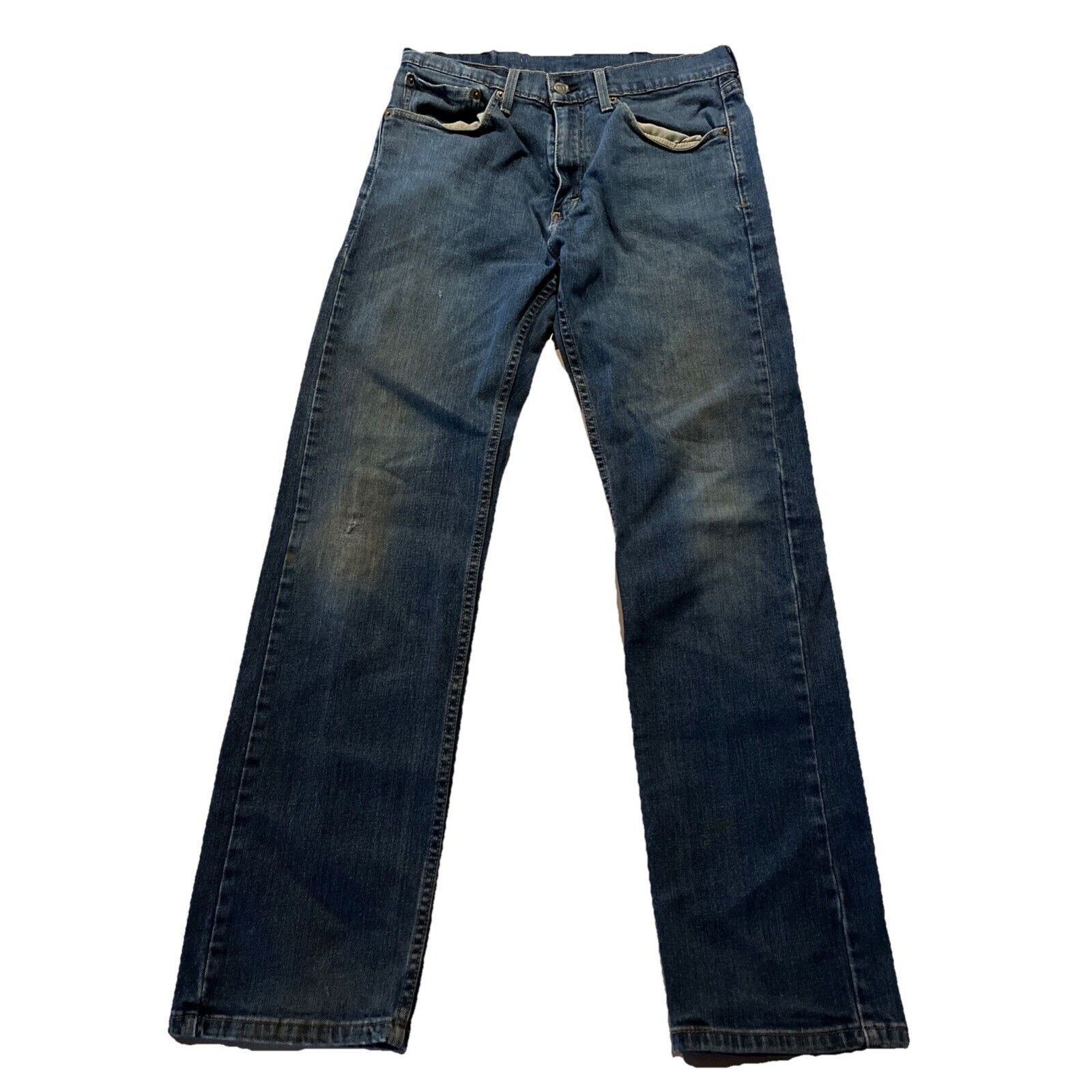 Levi's Levi’s 505 Jeans Men’s 32x32 Reg Straight Denim Cotton Blue Size US 31 - 1 Thumbnail
