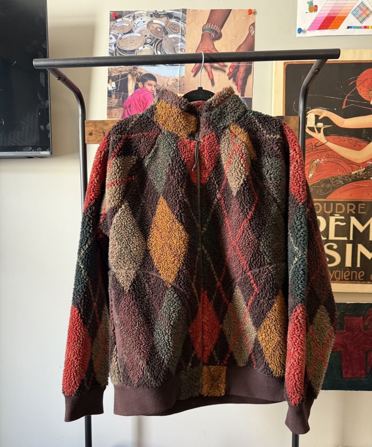 J.Crew Fleece Sherpa Jacket Size US L / EU 52-54 / 3 - 1 Thumbnail