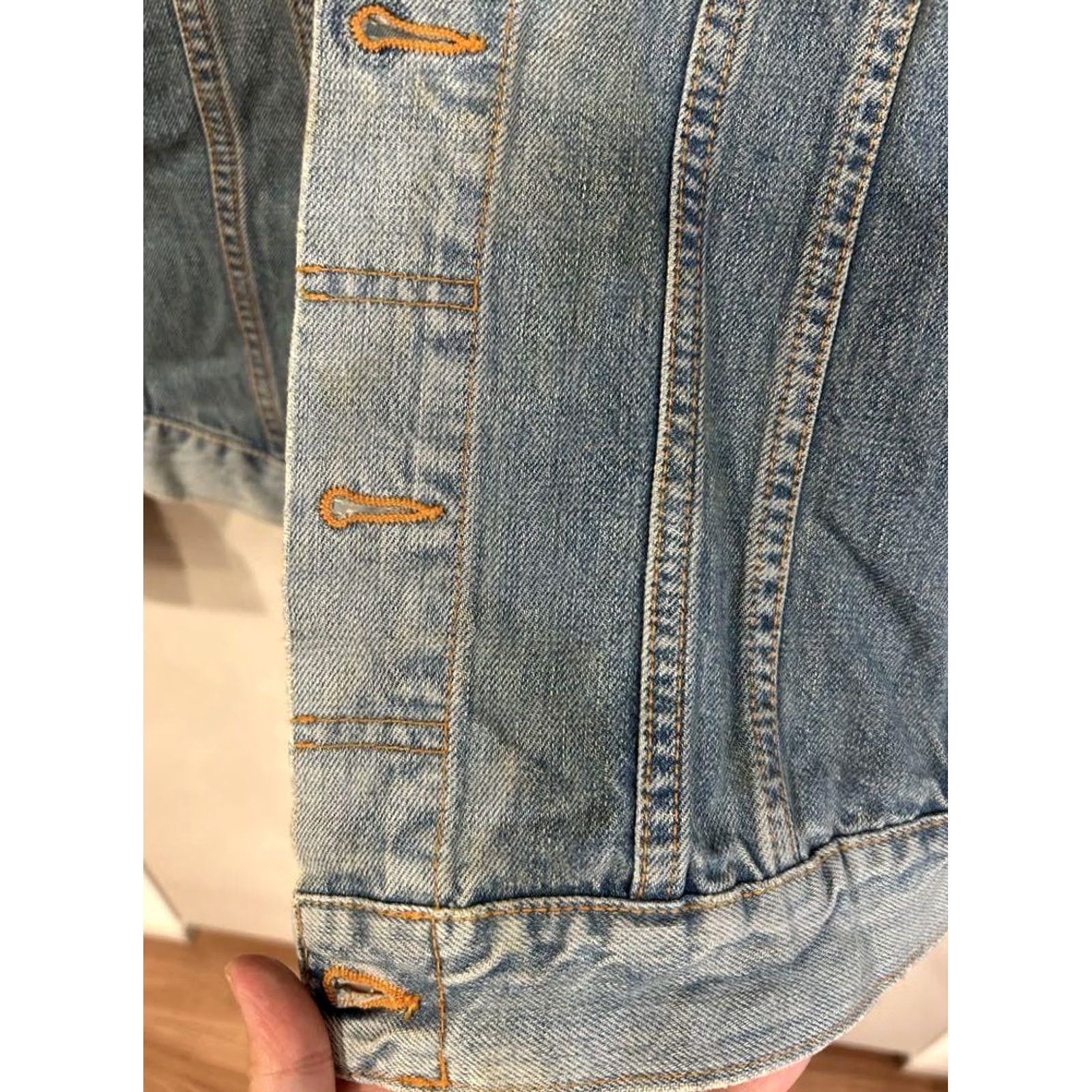 Nudie Jeans Nudie Jeans Co Denim Jacket Light Blue S Size Vintage Jacket Men Size US 29 - 4 Thumbnail