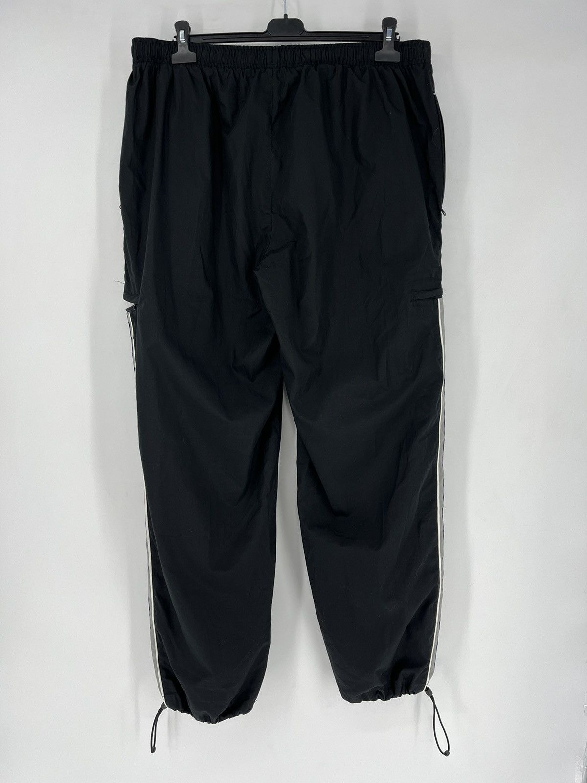 Nike × Vintage Nike Track Vintage Pants Nylon Drill Y 2 K Swoosh Joggers Size US 40 / EU 56 - 8 Thumbnail