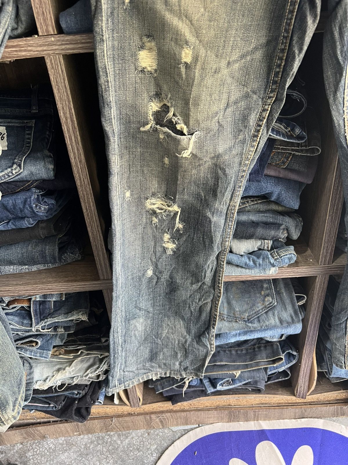 Z Brand 🔥Vintage Z Brand Distressed Denim Size US 31 - 5 Thumbnail