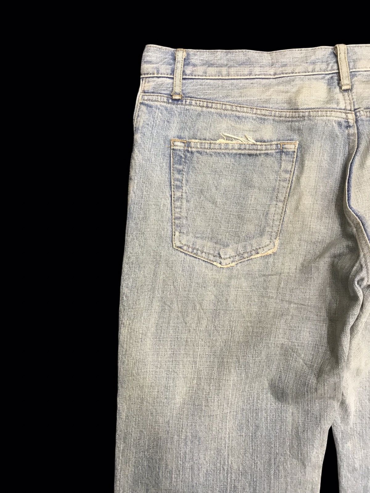 Japanese Brand × Tete Homme 💥ARCHIVAL💥TETE HOMME DIRTY DISTRESSED DENIM F129 Size US 34 / EU 50 - 12 Thumbnail