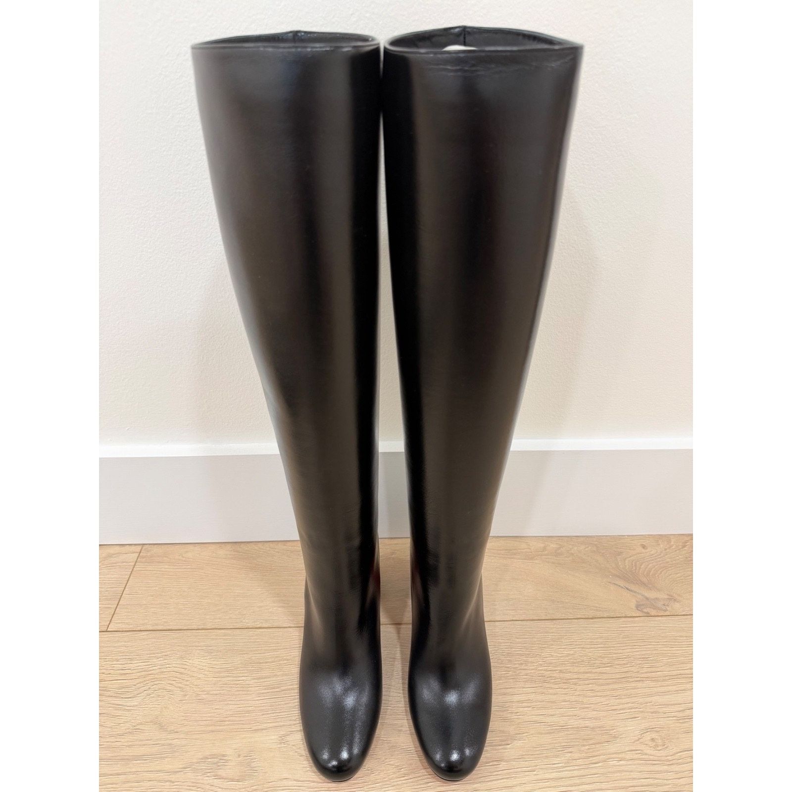 Christian Louboutin Christian Louboutin Janitta 85 Knee High Block Boot 36.5 Size US 6.5 / IT 36.5 - 14 Thumbnail
