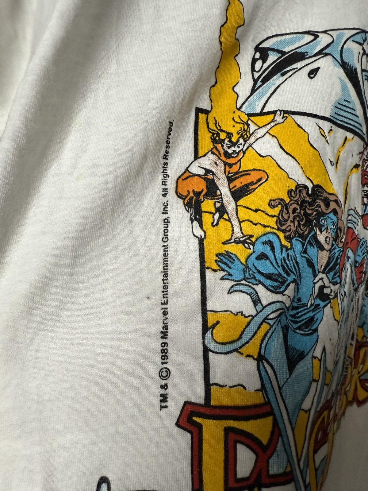 Vintage Vintage 1980’s Excalibur Marvel Comics T-Shirt Size Small Size US S / EU 44-46 / 1 - 3 Thumbnail
