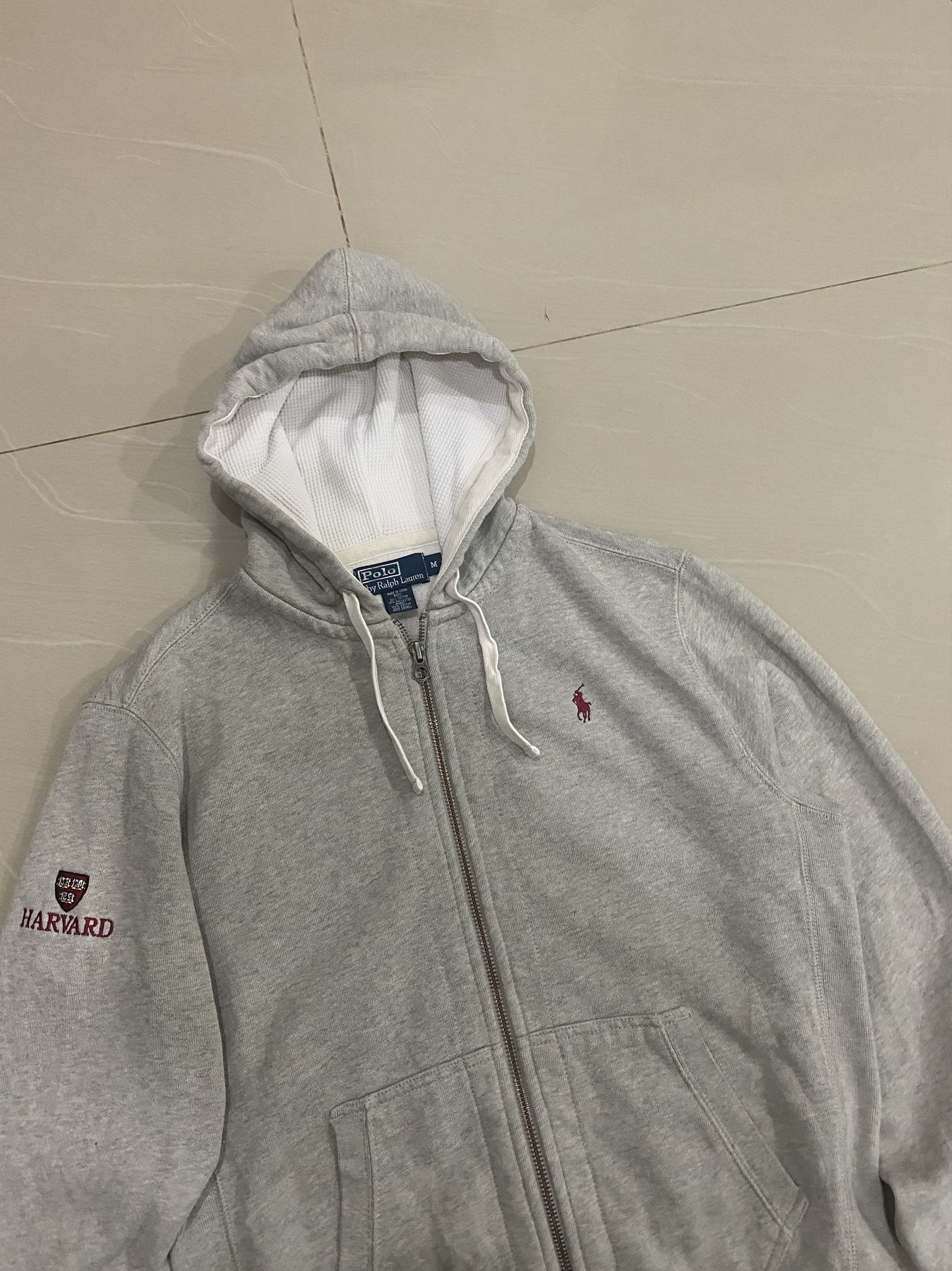 Polo Ralph Lauren Vintage Polo by Ralph Lauren Harvard Ziper Hoodie Size US M / EU 48-50 / 2 - 3 Thumbnail