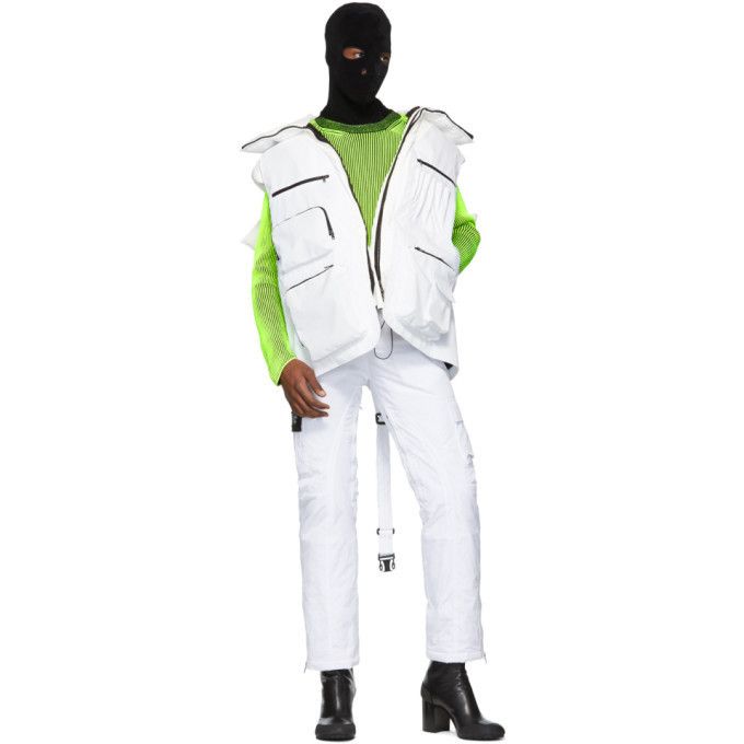 Colmar Colmar A.G.E. by Shayne Oliver White Utility Vest #6509-70 Size US XXL / EU 58 / 5 - 5 Thumbnail
