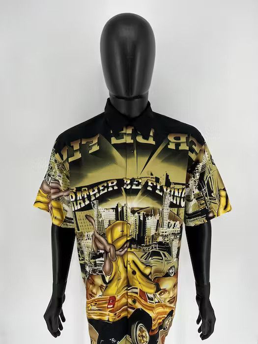 Vintage Hawaiian Shirt Japanese Style Shirt Travis Scott Style Size US XL / EU 56 / 4 - 1 Thumbnail