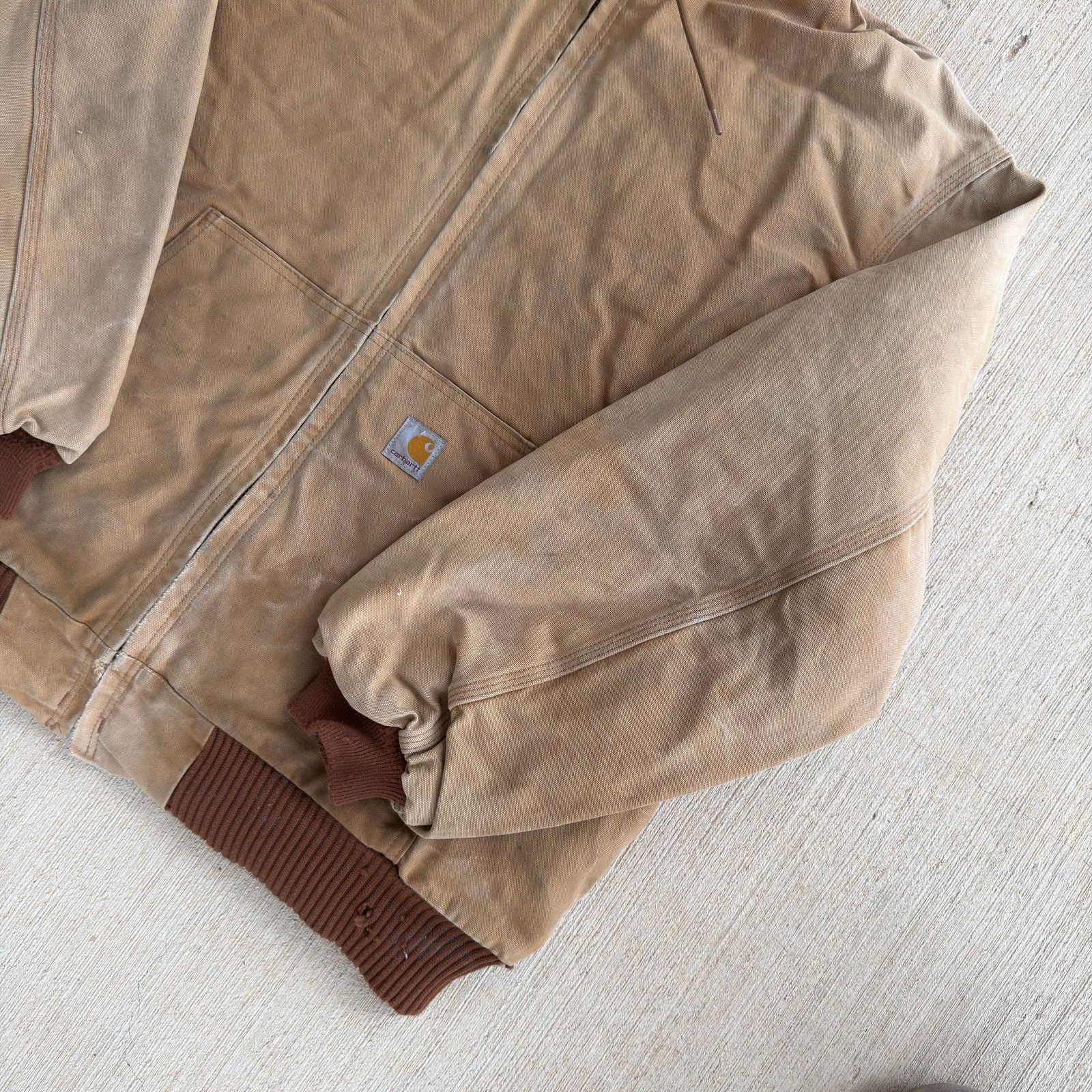 Carhartt × Vintage Carhartt J140 brown hooded work wear jacket Size US XL / EU 56 / 4 - 2 Thumbnail