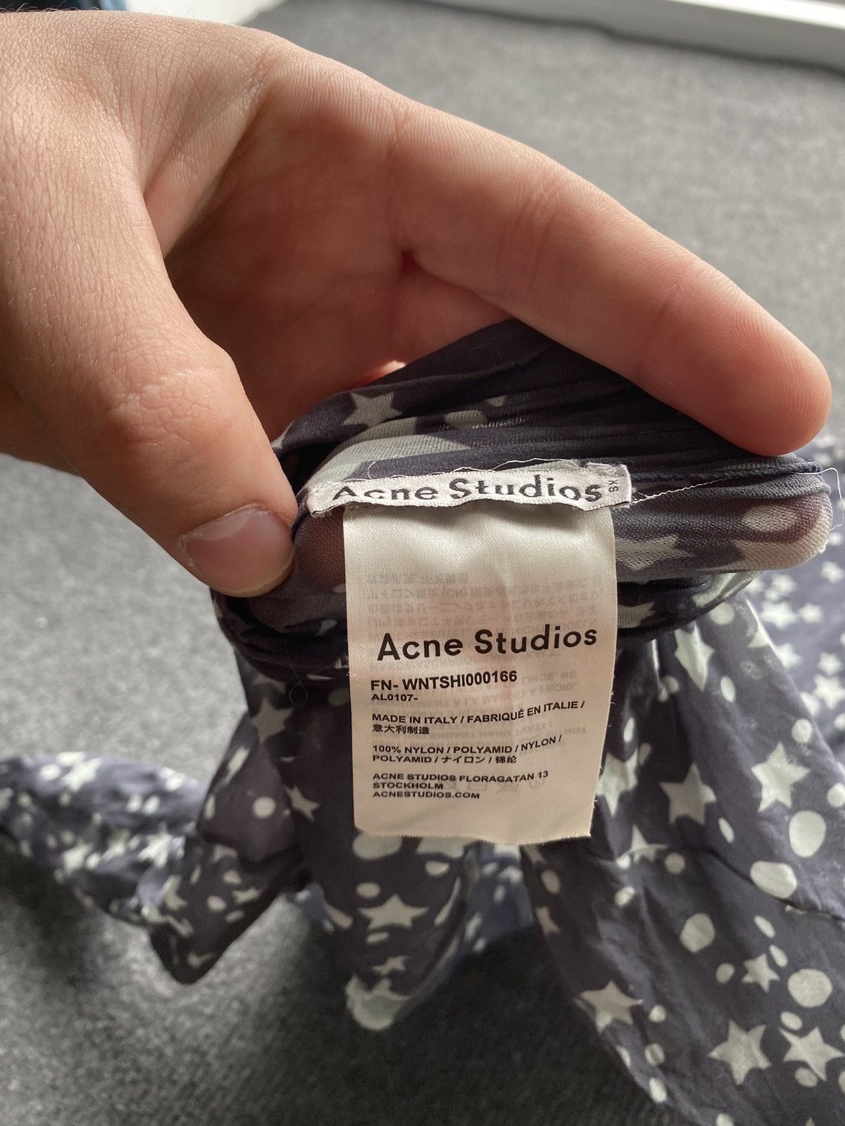 Acne Studios 🔥Acne Studios Distressed Sun Faded Mesh Blouse xs Size XS / US 0-2 / IT 36-38 - 3 Thumbnail