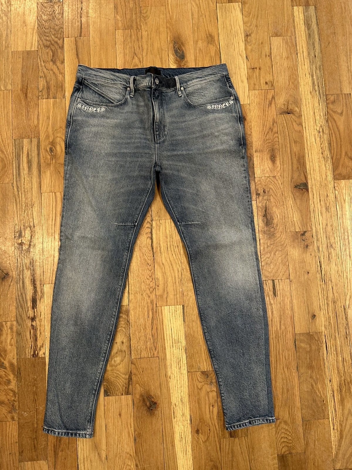 Rta Rta Pocket Siners Blue Denim Jeans Size 40 Size US 40 / EU 56 - 1 Thumbnail