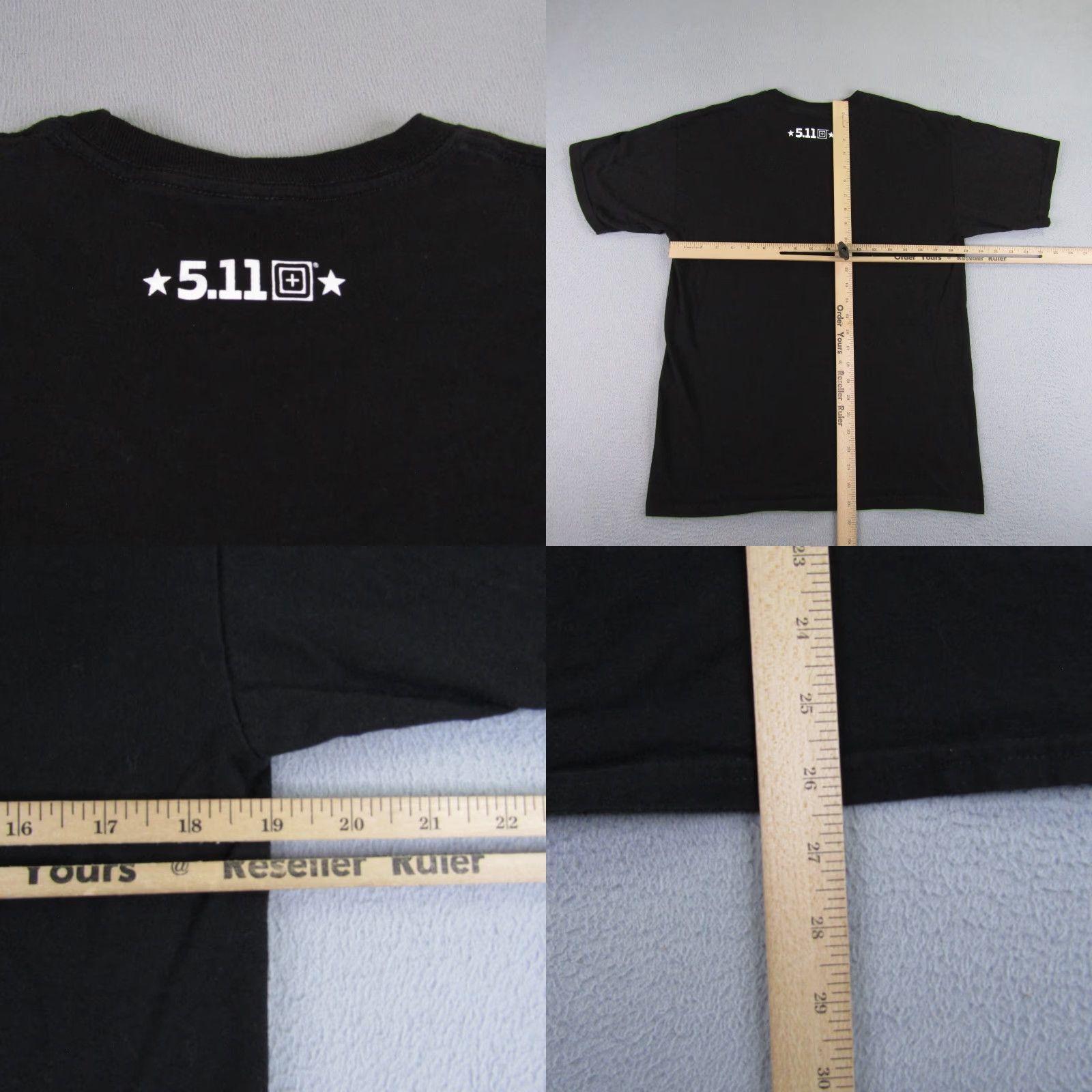 Vintage VINTAGE 5.11 Tactical Shirt Mens Medium Black Utility Logo Bald Eagle Stars Tee Shirt Mens M Black USA 90s Theme Shirts Size US M / EU 48-50 / 2 - 8 Thumbnail