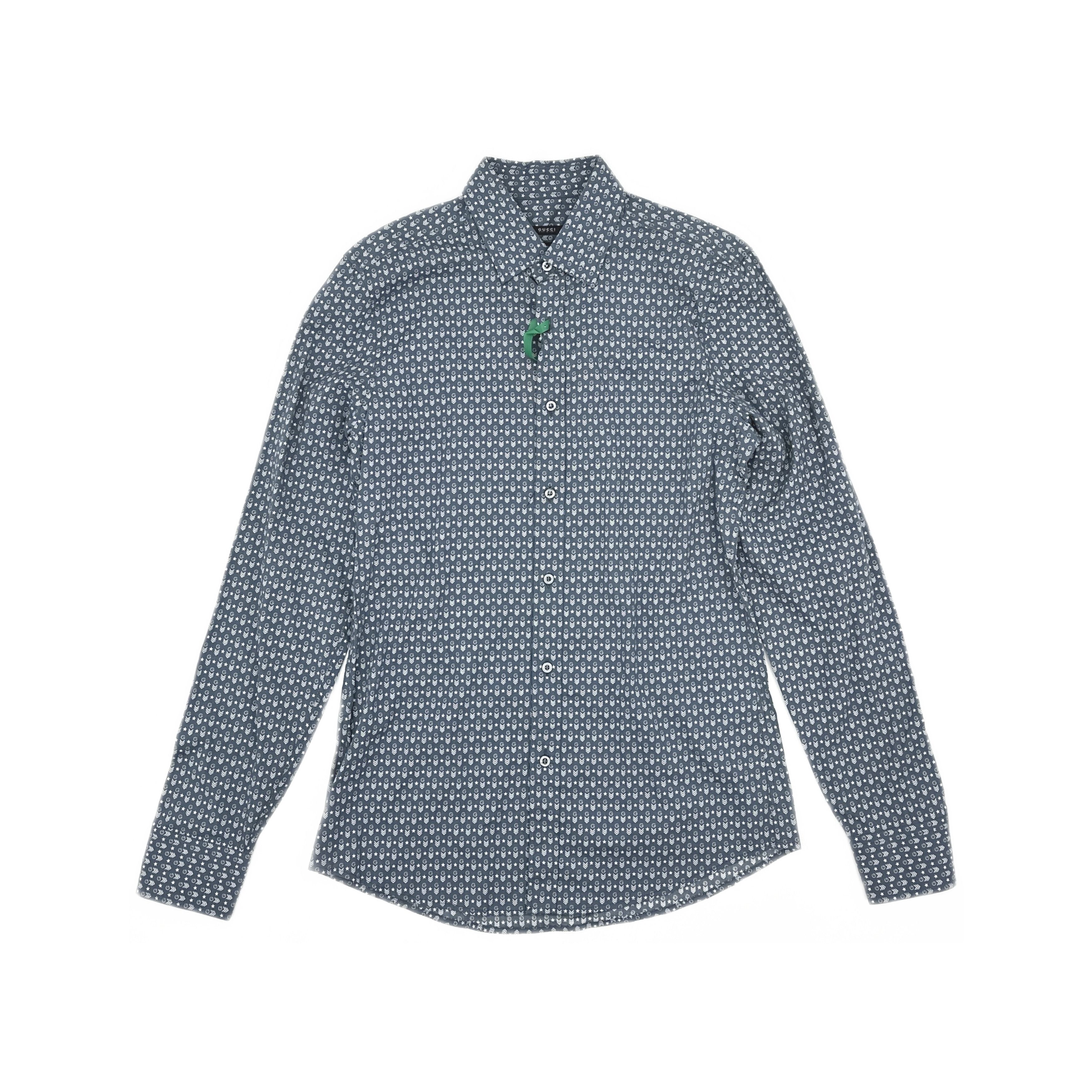 Gucci Gucci Monogram Star Long Sleeve Shirt Size M Size US XXS / EU 40 - 1 Thumbnail