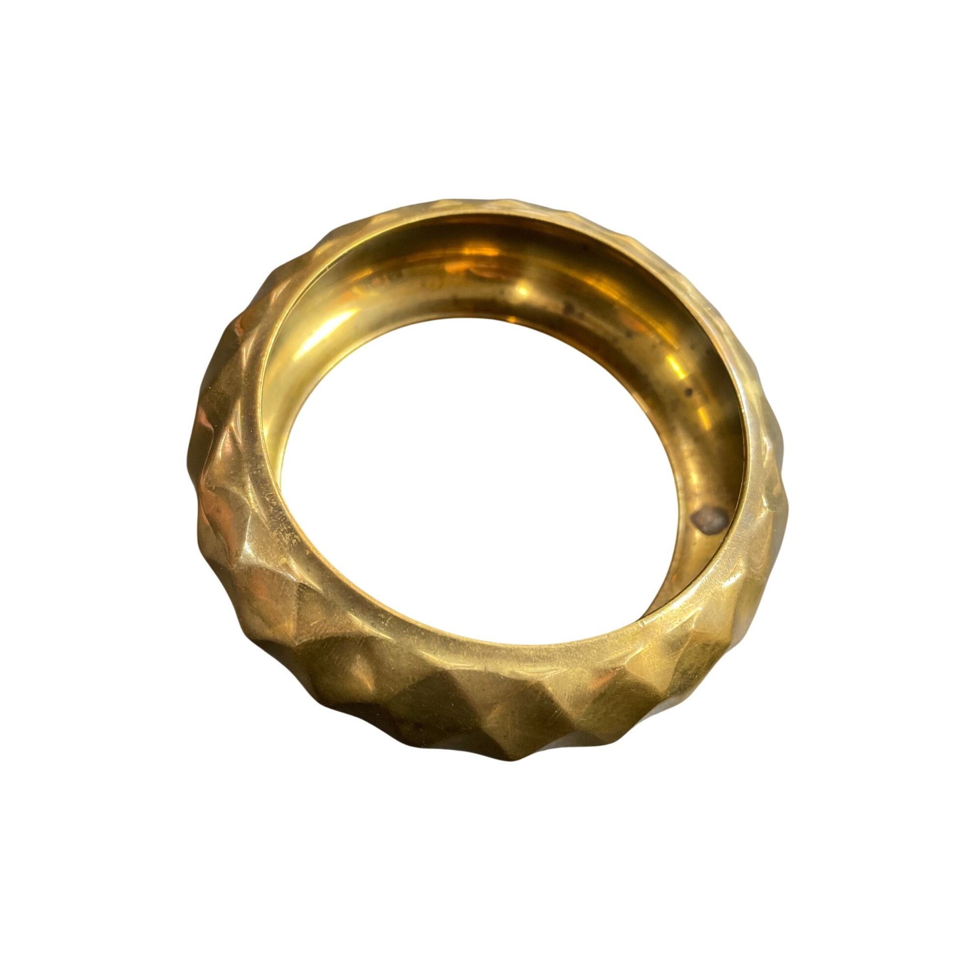 Other Set Of 4 Vintage Brass Bangles With Textured & Smooth Design Size ONE SIZE - 8 Thumbnail