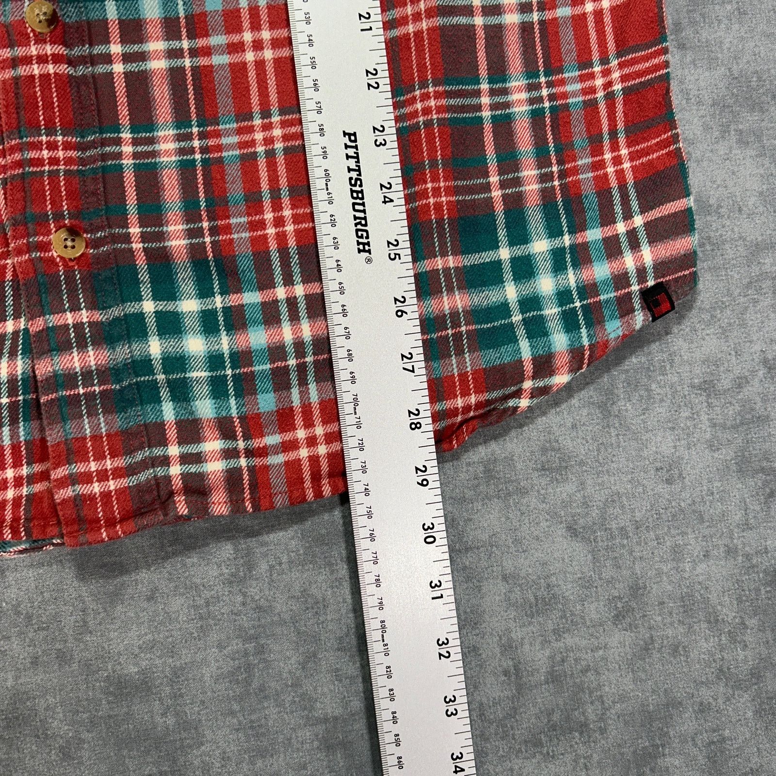 Woolrich Woolen Mills Woolrich Lava plaid casual outdoors button up flannel mens L Size US L / EU 52-54 / 3 - 7 Thumbnail