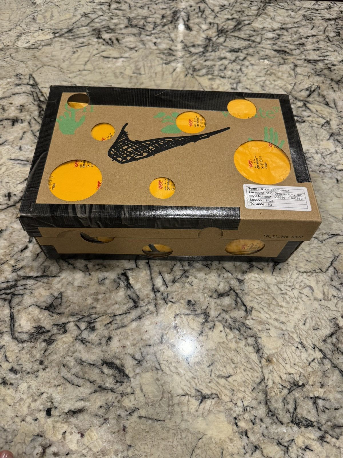 Nike × Off-White OFF WHITE LOT 11 DUNK Size US 9 / EU 42 - 1 Thumbnail