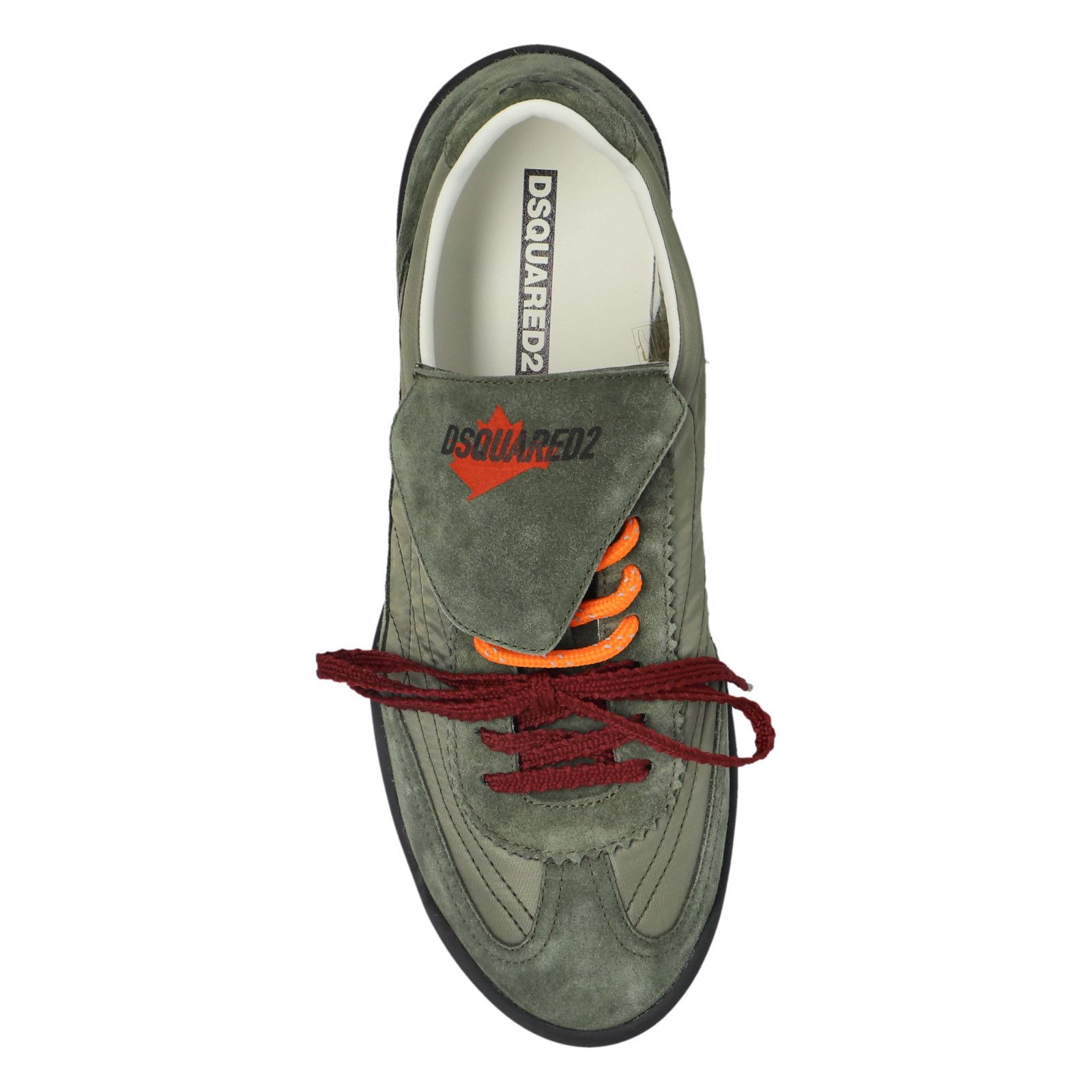 Dsquared2 DSQUARED2 Soccer Green Leather Sneakers New And Authentic (M Size US 10 / EU 43 - 5 Thumbnail